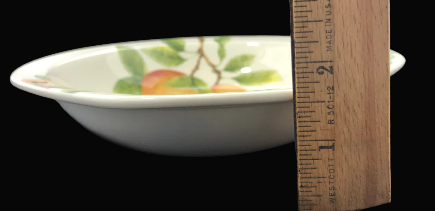 Vintage Royal Doulton Citrus Grove Bowl, Fruit Pattern Fine China, Made in England 1994