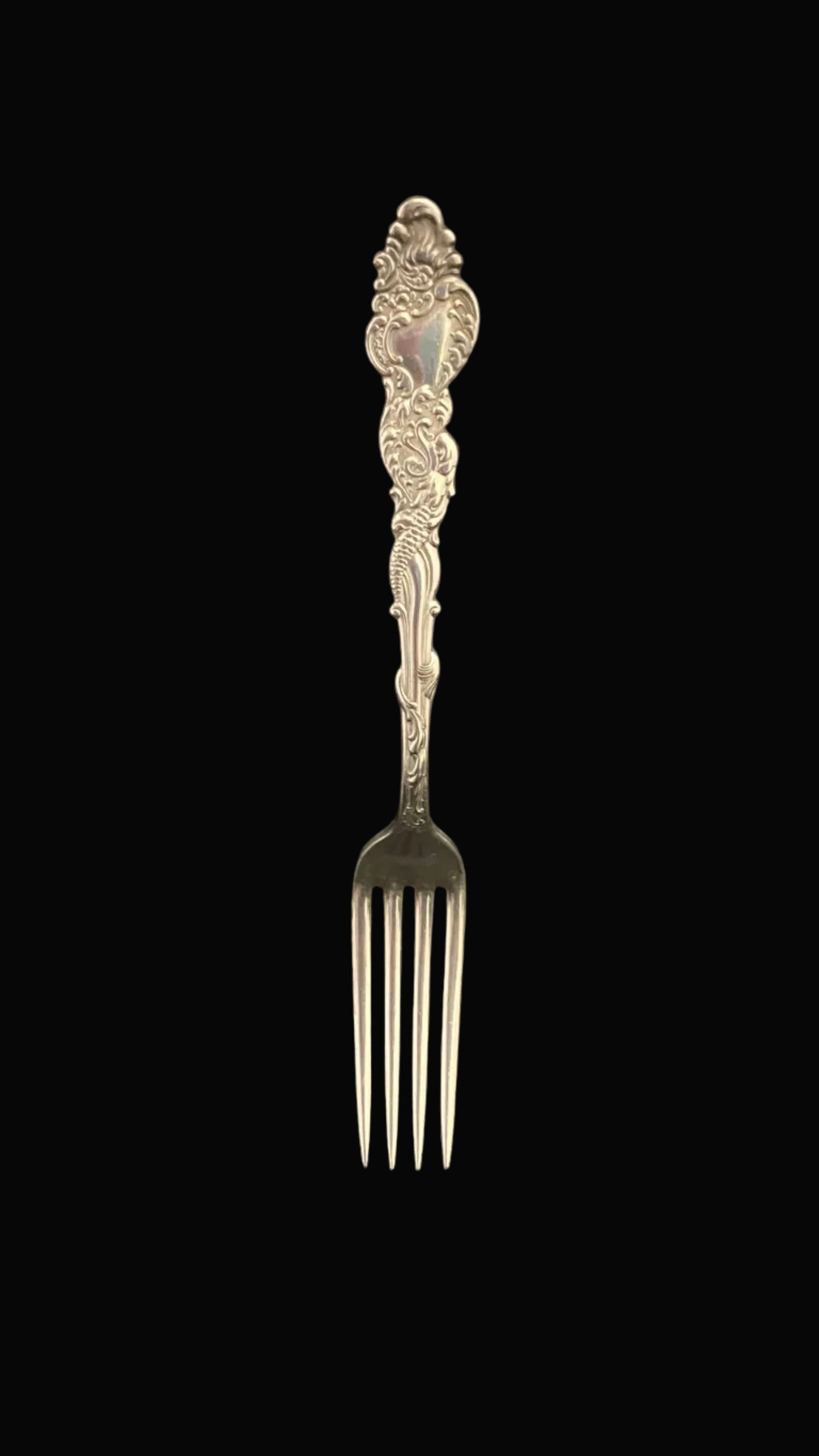 Antique 1847 Rogers A1 Columbia Fork – International Silver Silverplate – 1893 Aesthetic Victorian