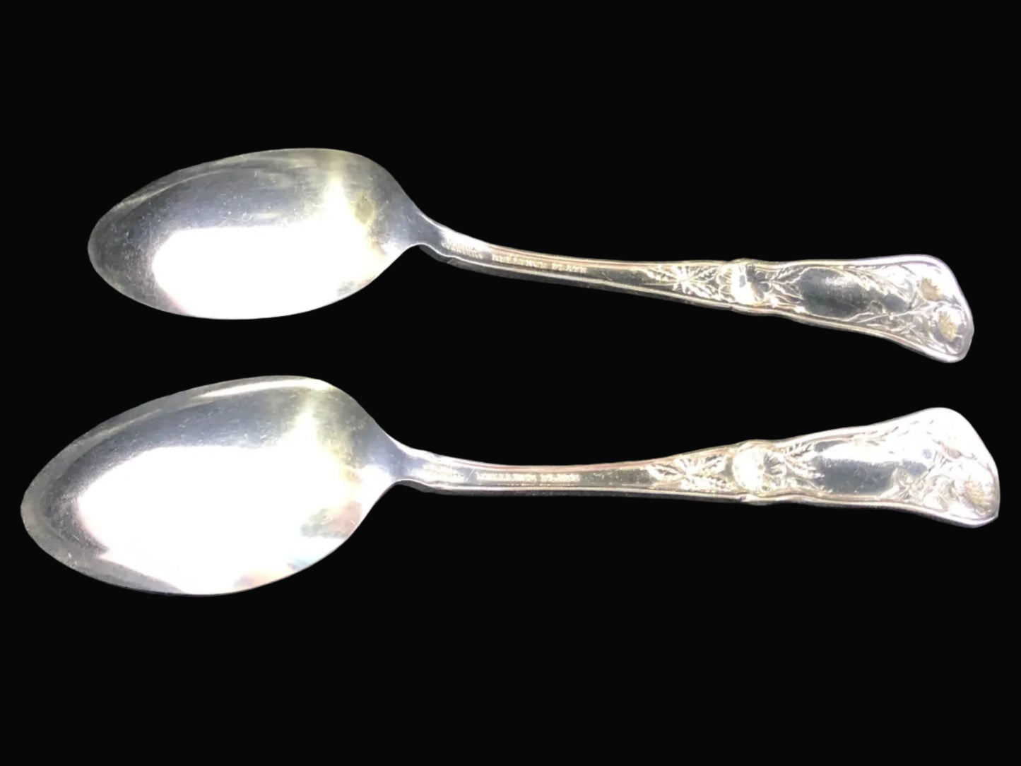 Antique Oneida Community Teaspoons – Set of 2 – Wildwood II Pattern