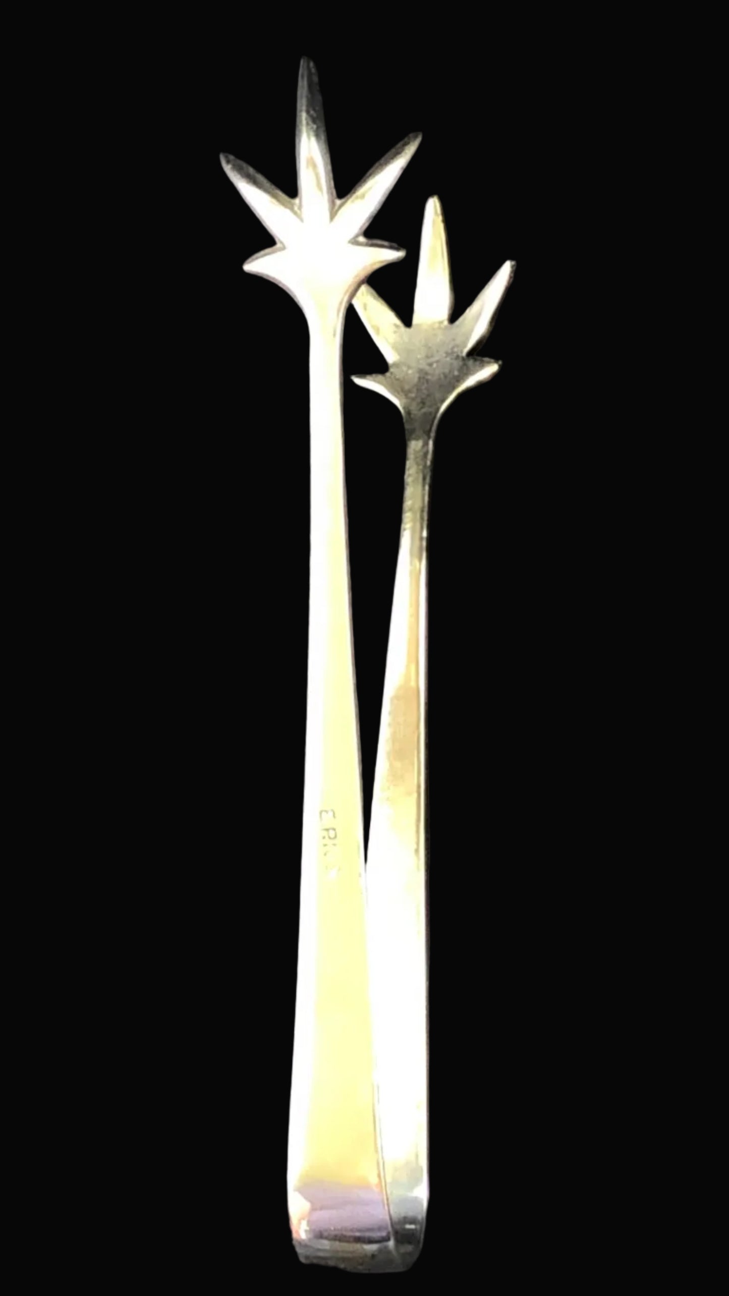 Vintage EPNS Silverplate Ice Tongs – Claw Foot Sugar Tongs – 6 Inch – Elegant Barware & Tea Service