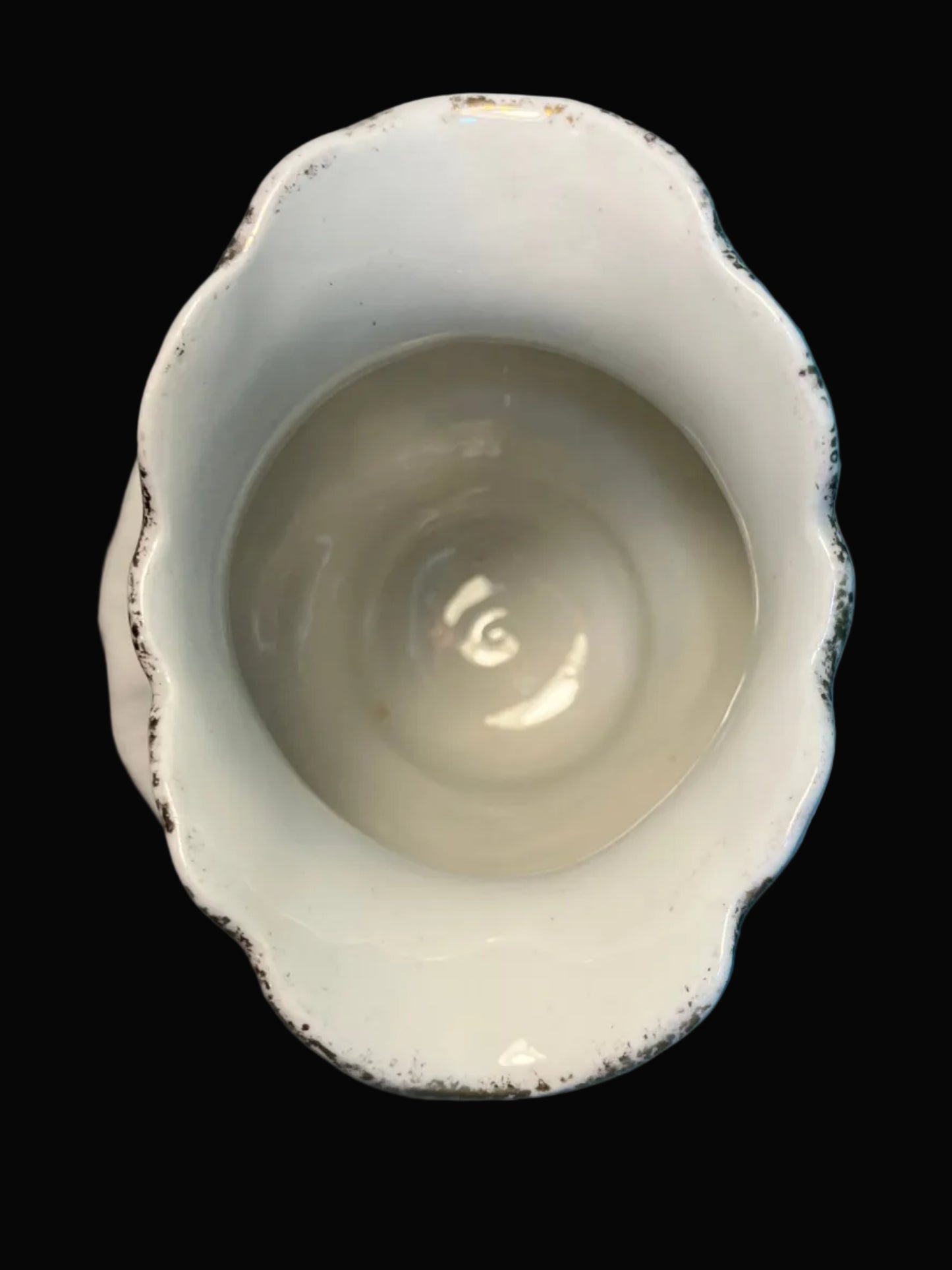 Antique English Porcelain Vase, John Haddock Royal Vitreous Toothbrush Holder