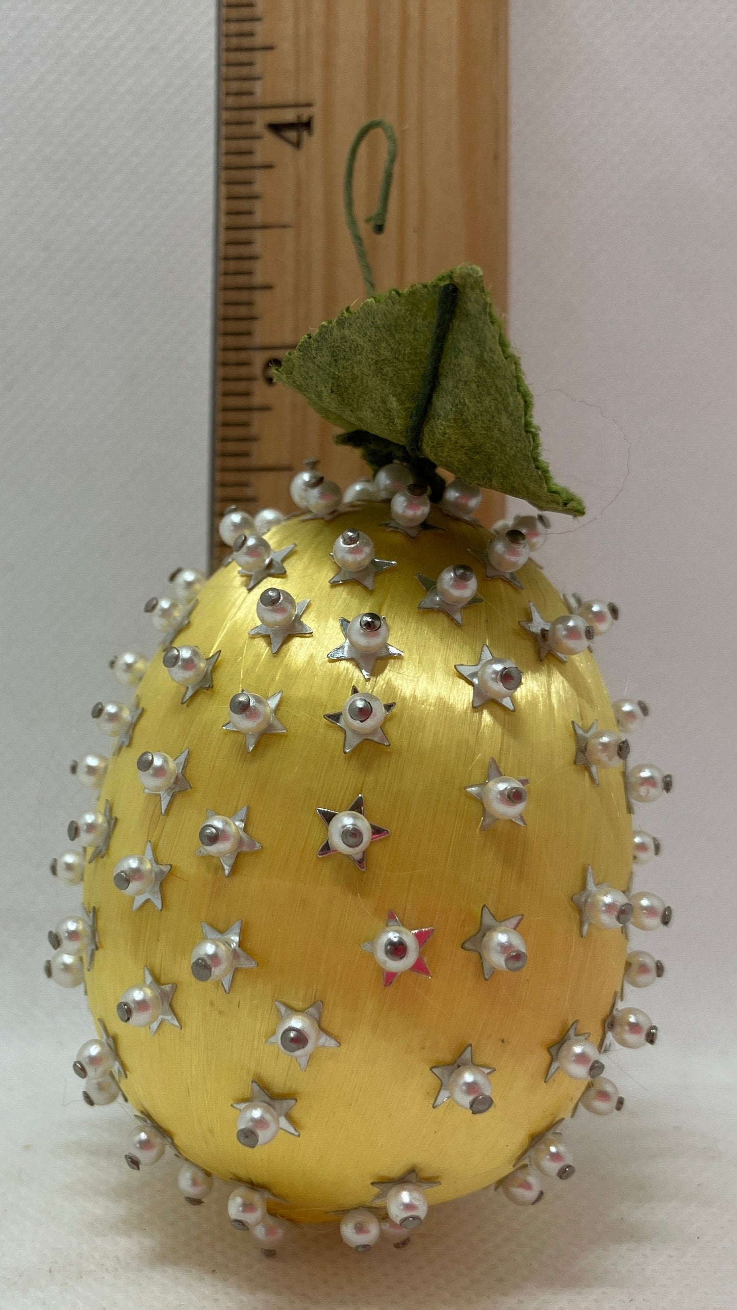 Vintage Ornament - Mid Century Modern Lemon