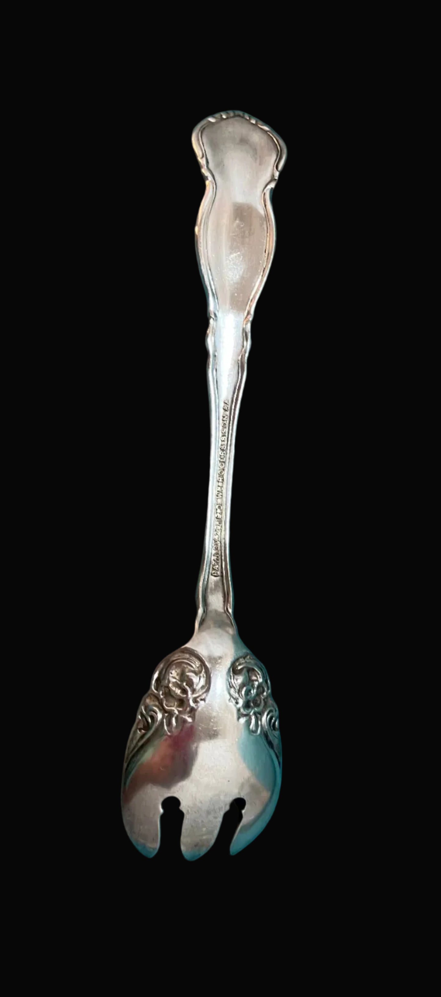 Antique Wm. Rogers & Son AA Ice Cream Spoon – Orange Blossom Pattern