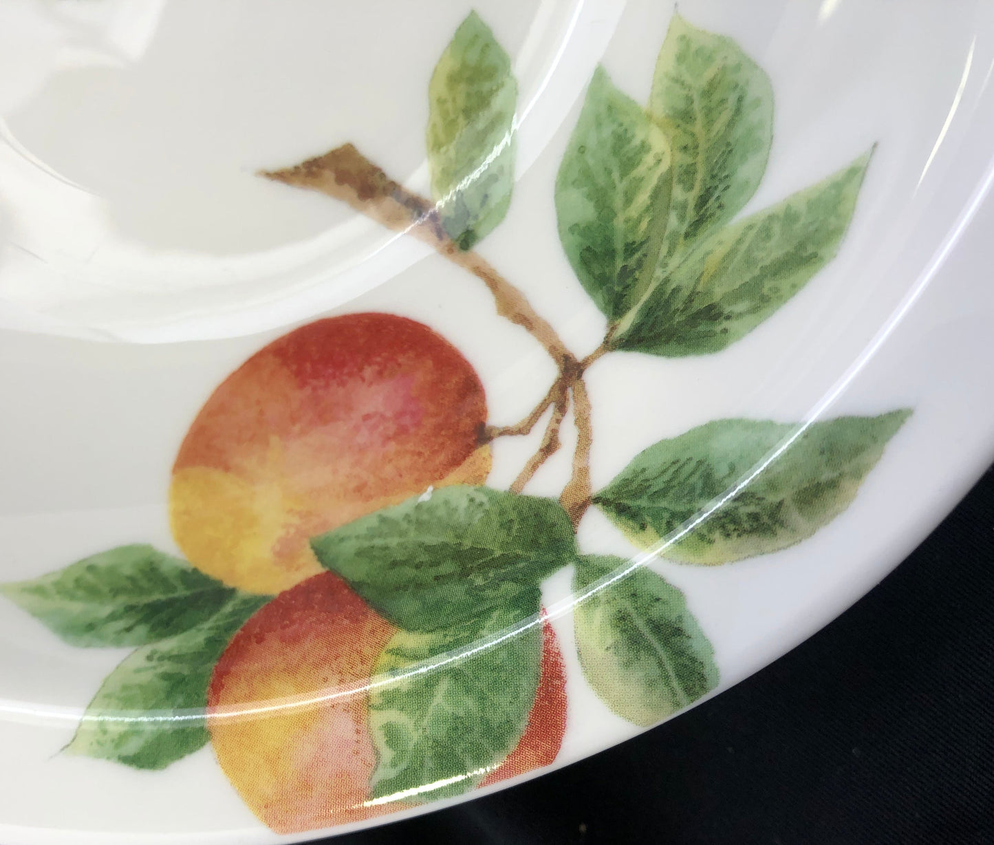 Vintage Royal Doulton Citrus Grove Bowl, Fruit Pattern Fine China, Made in England 1994
