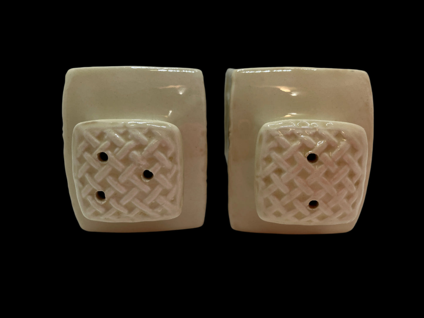 Vintage 1970s Enesco Japan Butterfly Garden Trellis Salt & Pepper Shakers