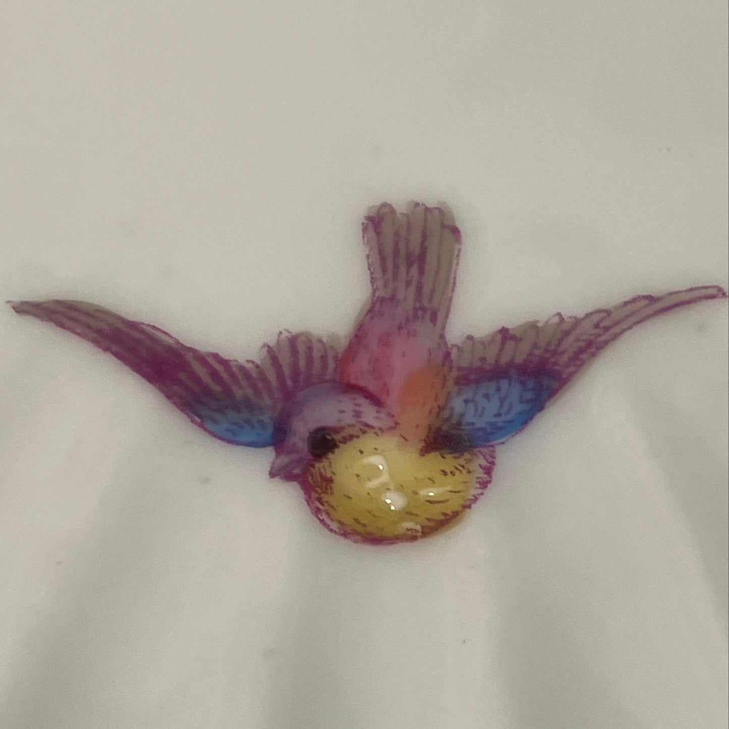 Antique Limoges Berry Bowls Set of 3 - Hand Painted Birds & Flowers |