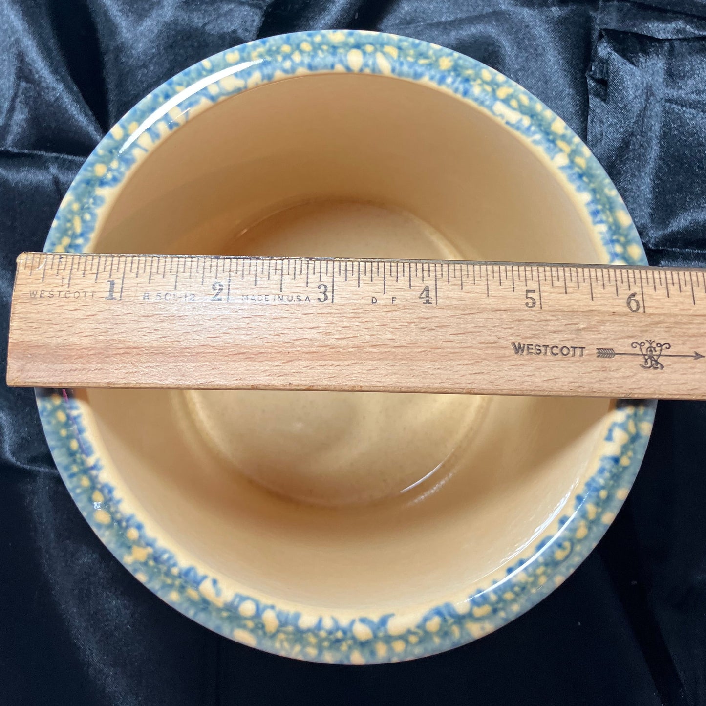 Vintage Pfaltzgraff Crock – American Museum Folk Art Collection – Peacock Floral Utensil Holder