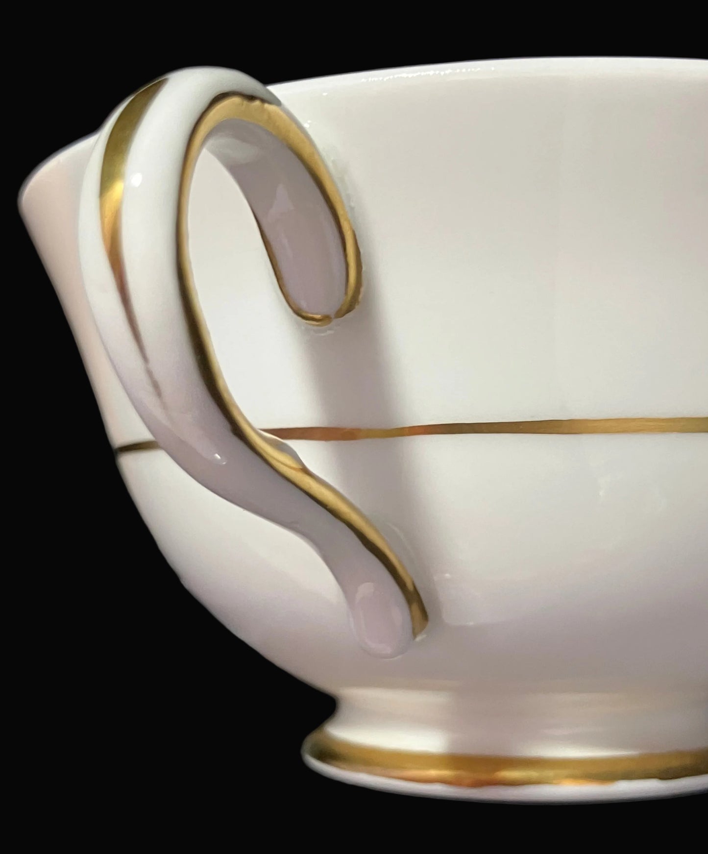 Vintage Paragon China Cup and Saucer – Cross & Olive Pattern