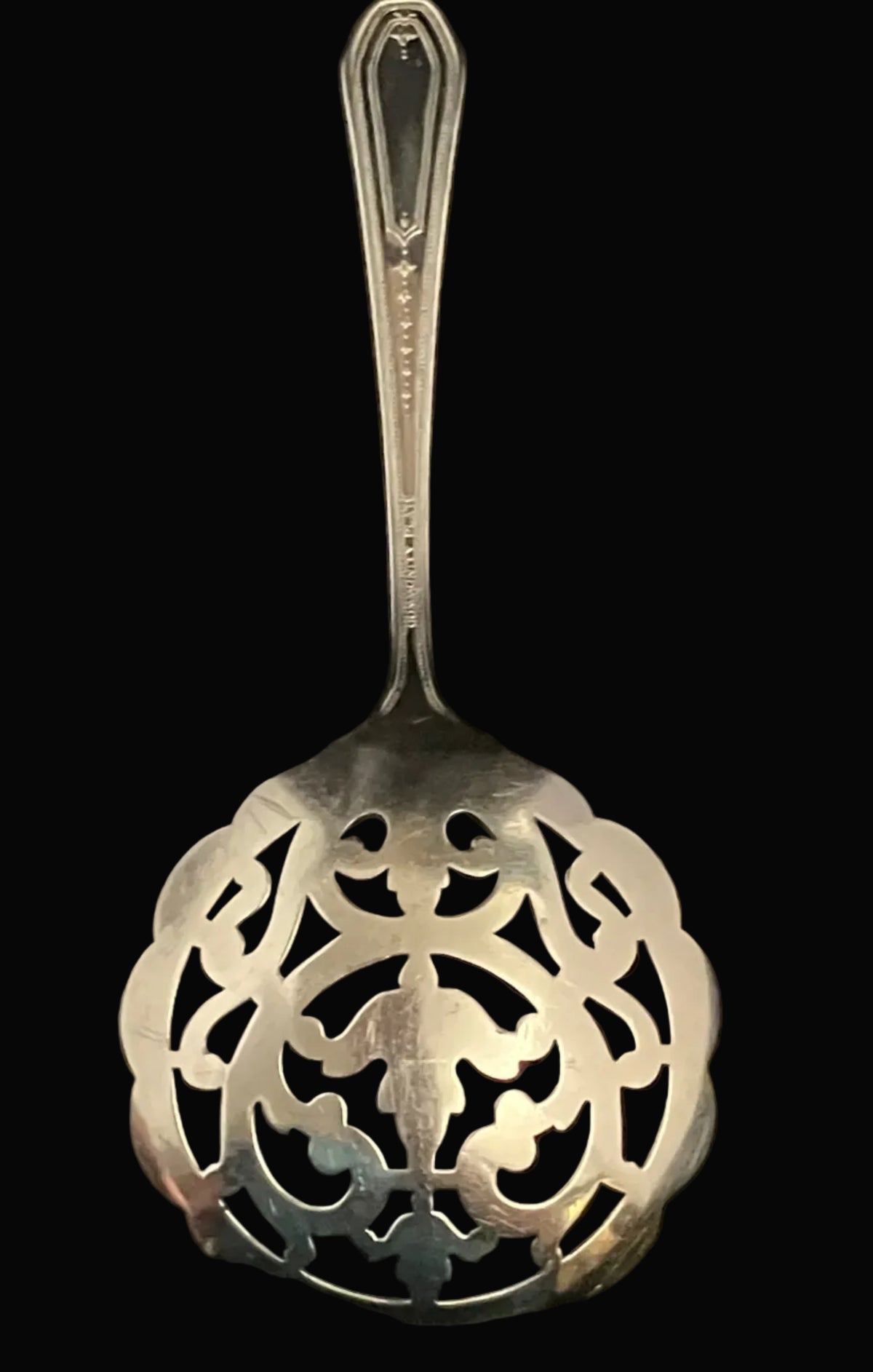 Antique Community Plate Bonbon Spoon – Hampton Court Pattern