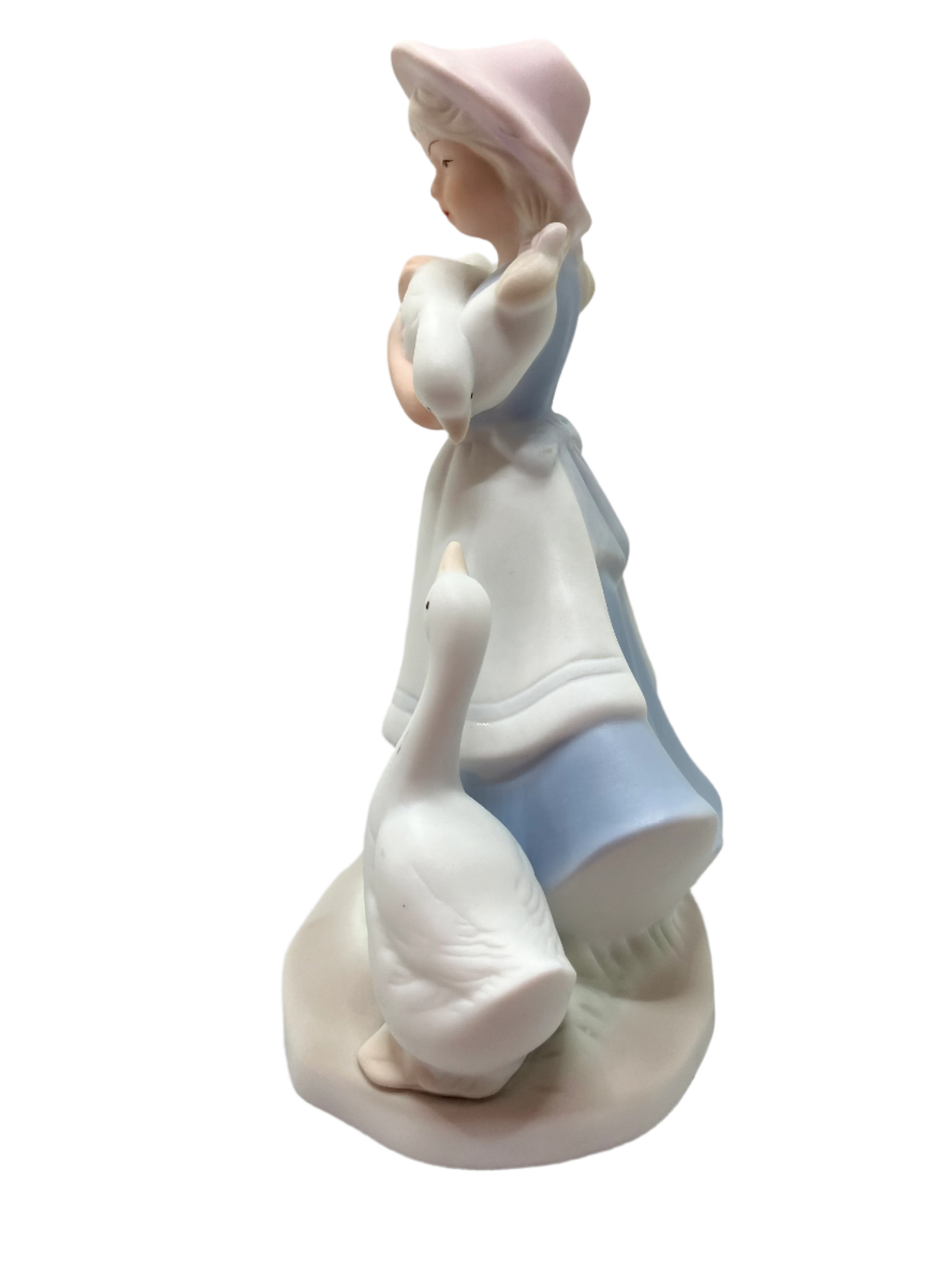 Farmhouse Decor Girl with Geese 