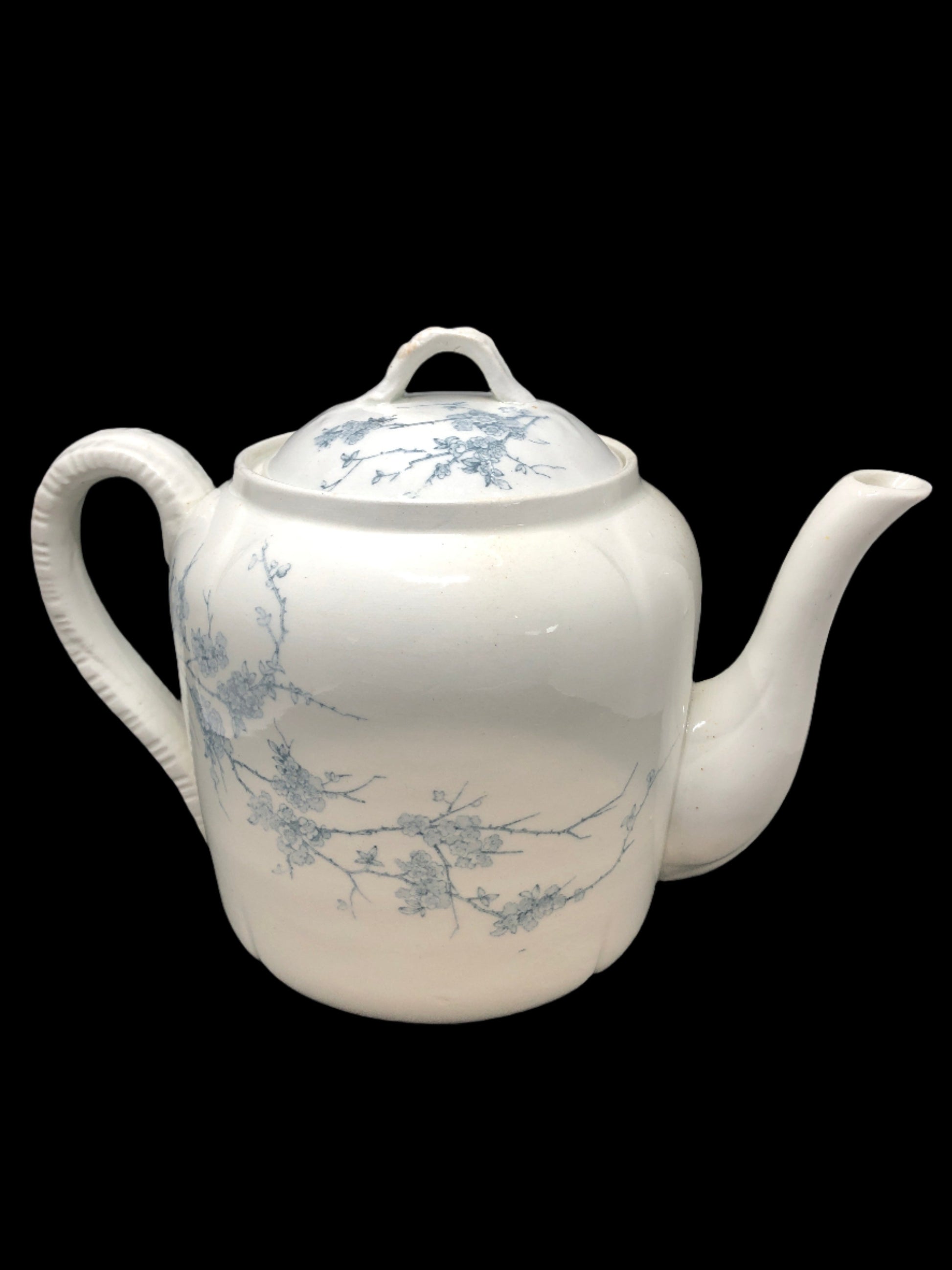 Farmhouse and Cottage Core Antique Teapot Ironstone English Tunstall Spring 