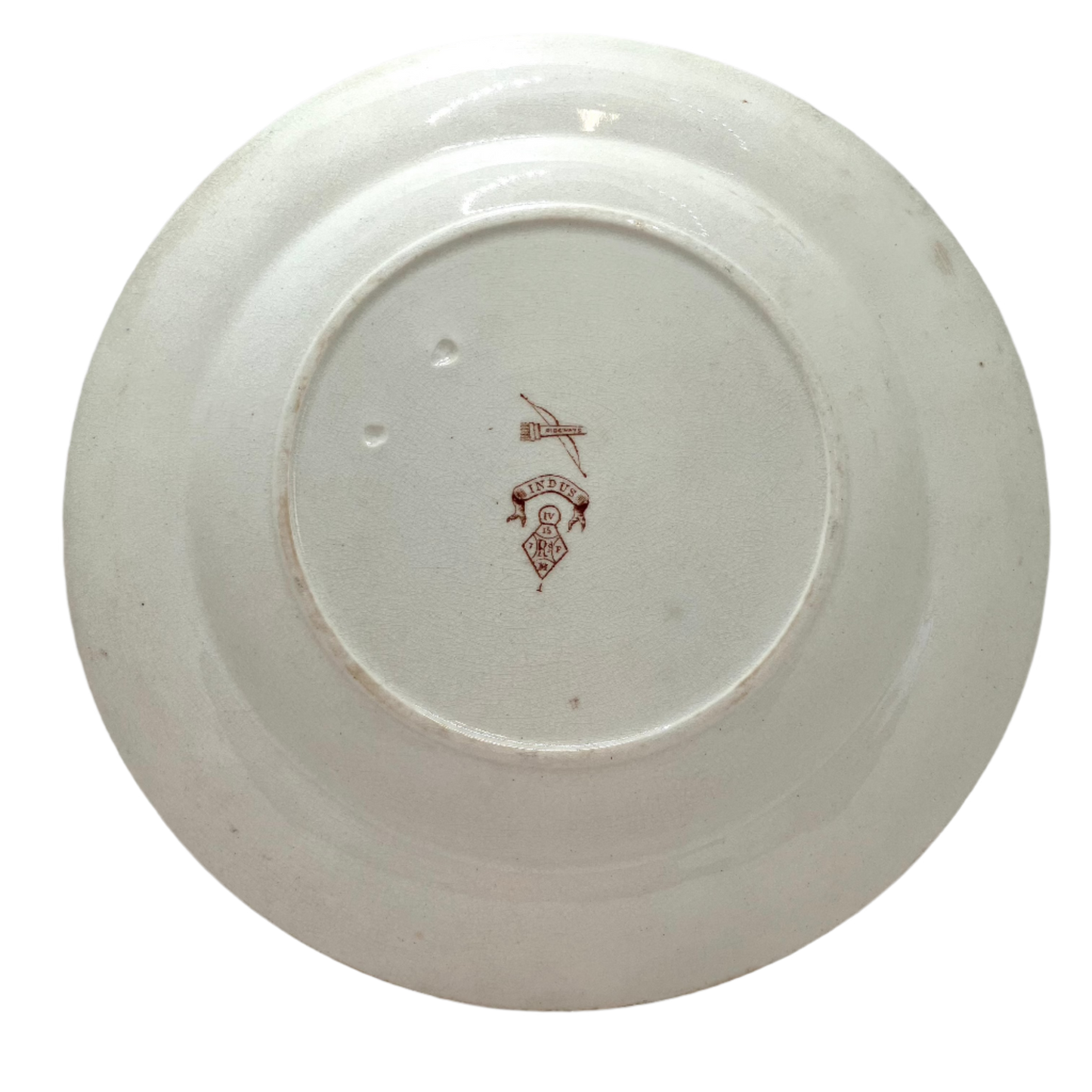 Antique RIDGWAY "Indus" Transferware Plate – Staffordshire England