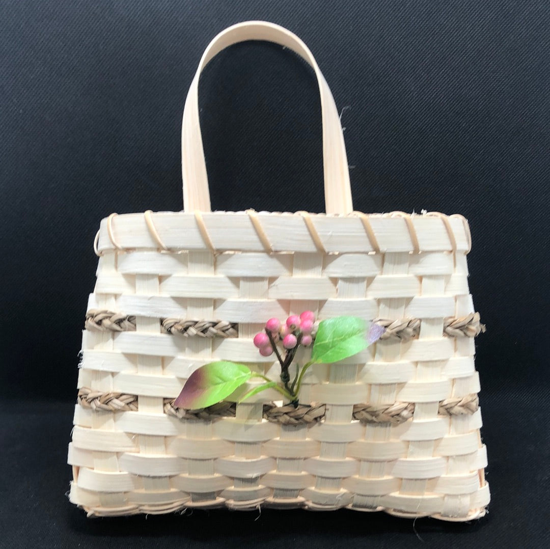 Hanging basket - handcrafted locally made - front