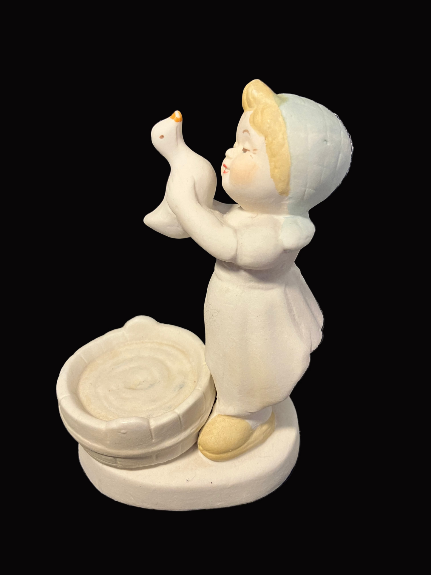 House of Lloyd  farm girl figurine/ tealight holder