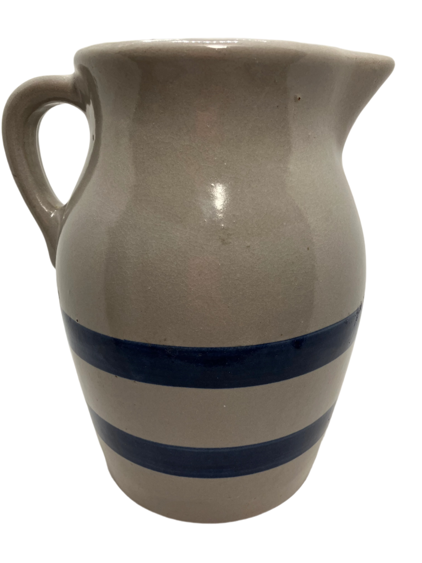 Vintage Blue Band Pitcher