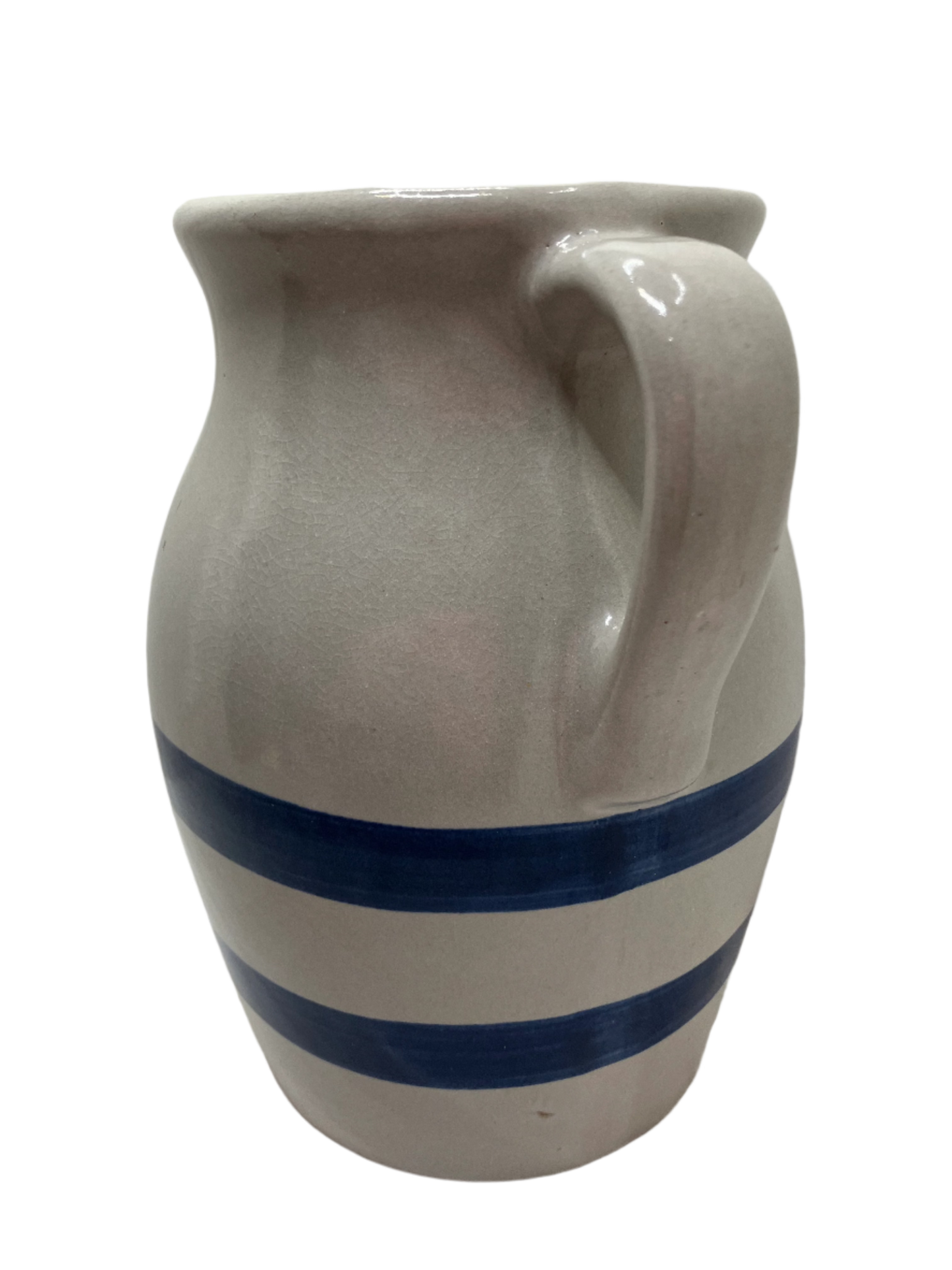 Vintage Blue Band Pitcher