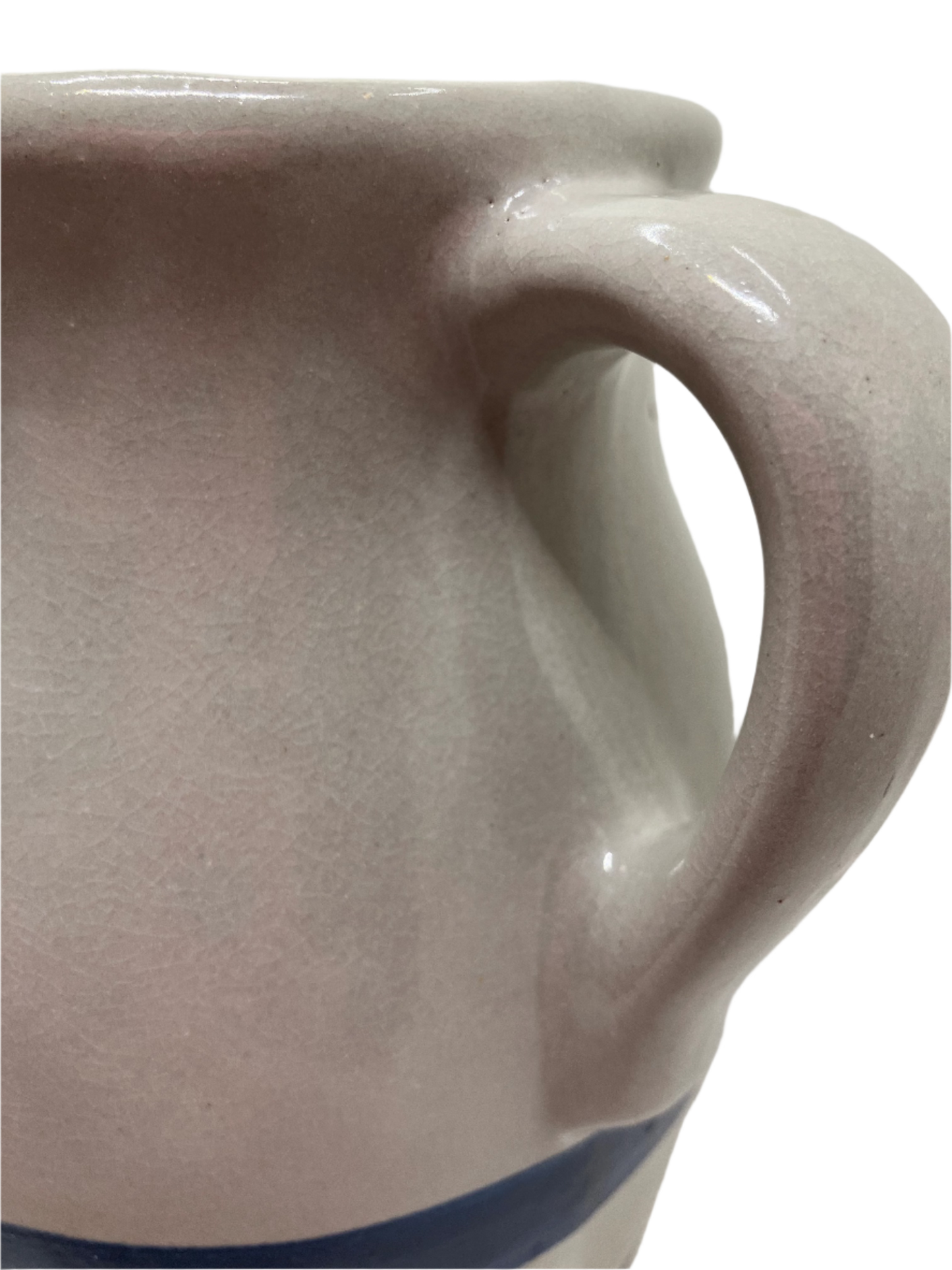 Vintage Blue Band Pitcher