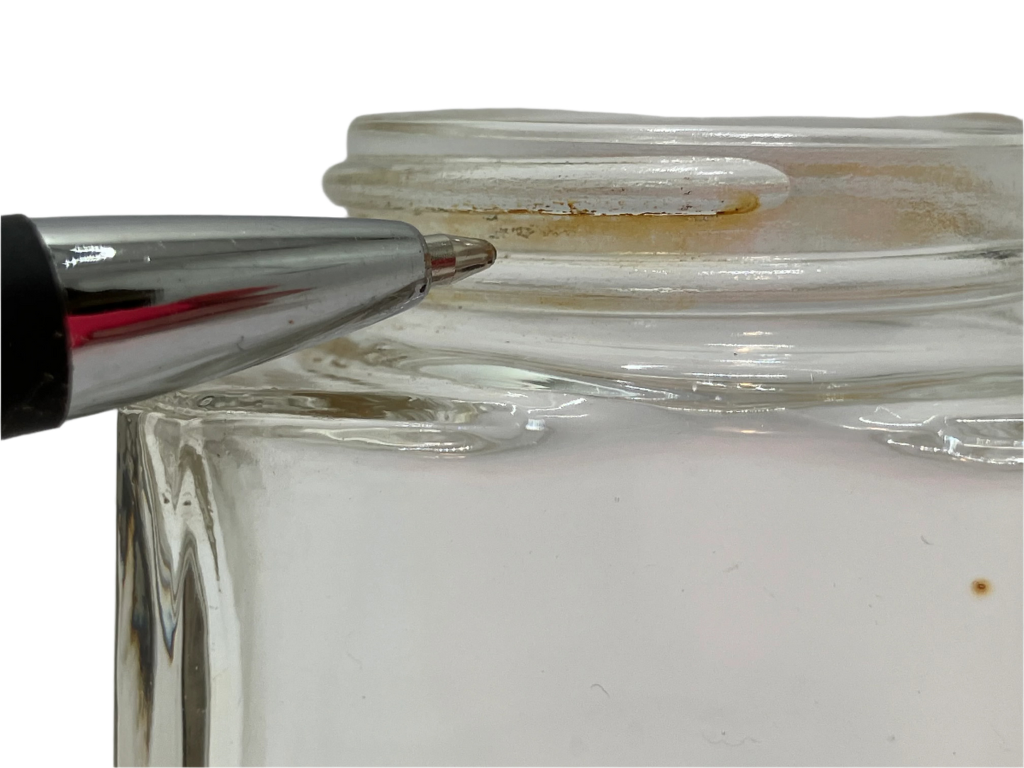 Vintage Square Glass Ink Bottle – Skrip Lid, 1930s-1950s