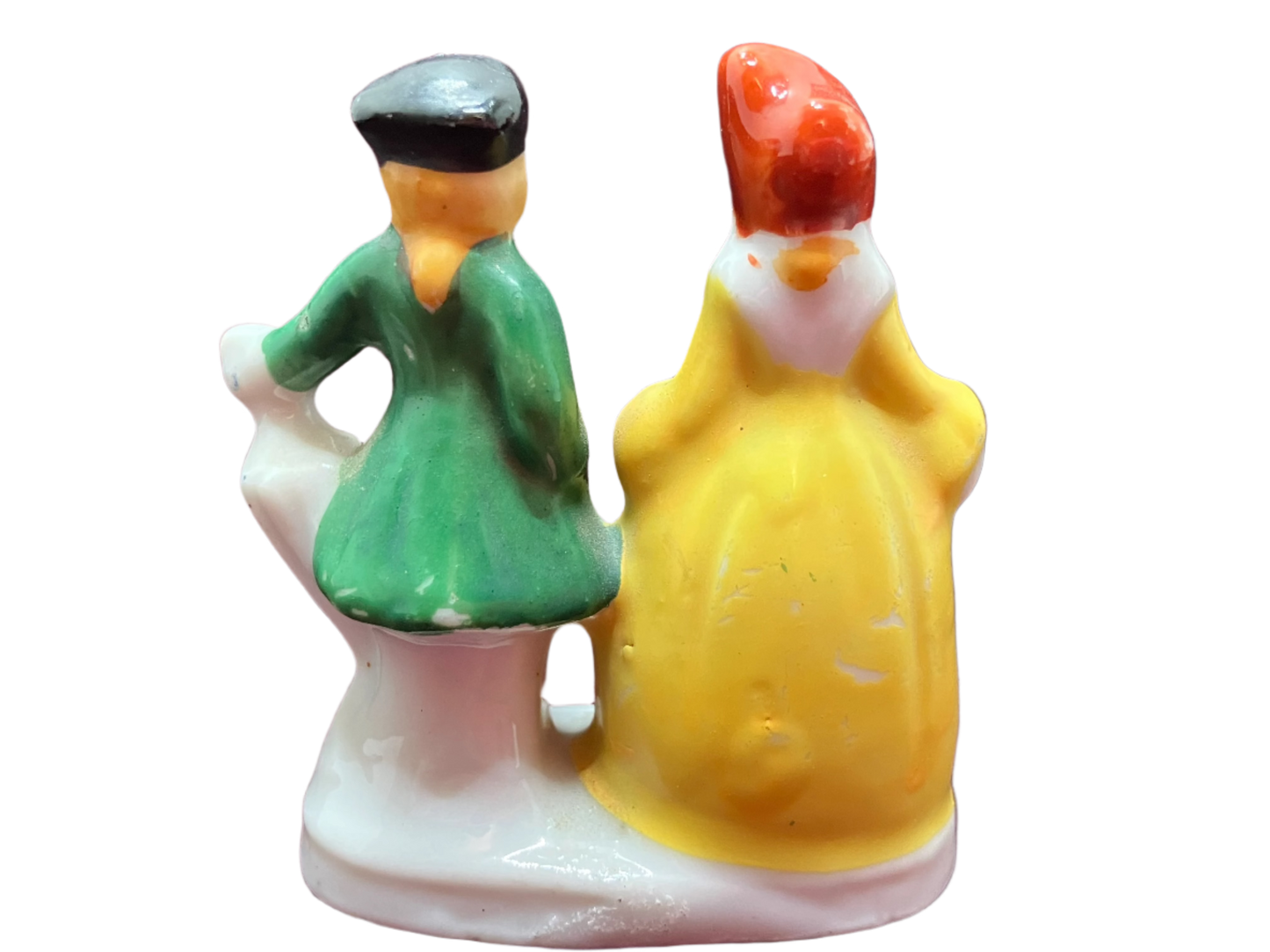 Vintage Occupied Japan PICO Figurine – Colonial/Victorian Couple – 2.5” Tall