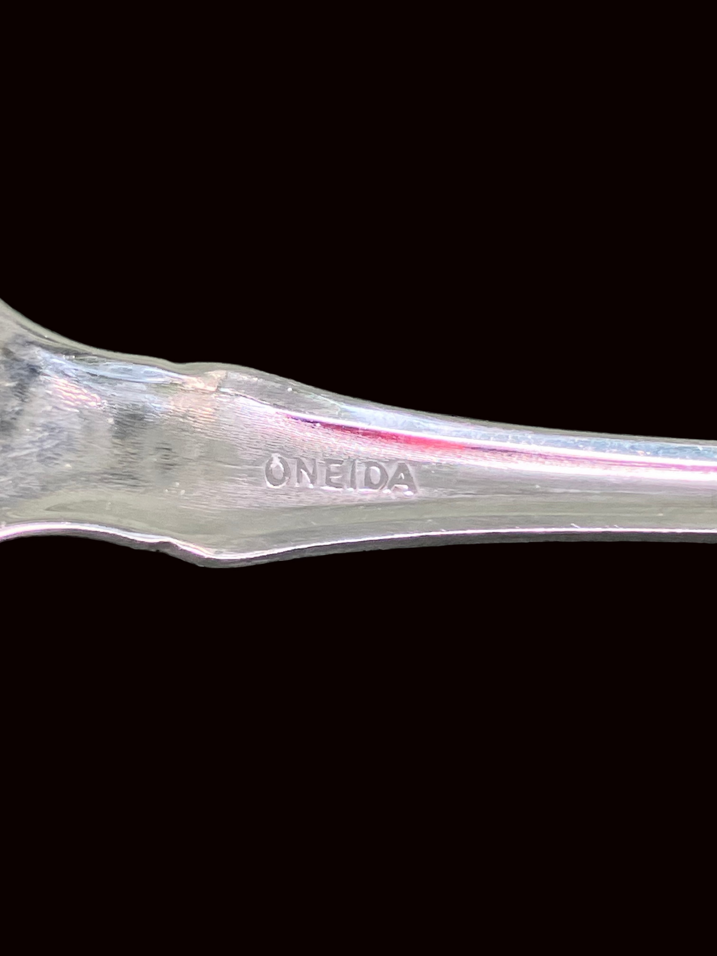 Vintage Oneida Slotted Serving Spoon -  Monte Carlo Pattern