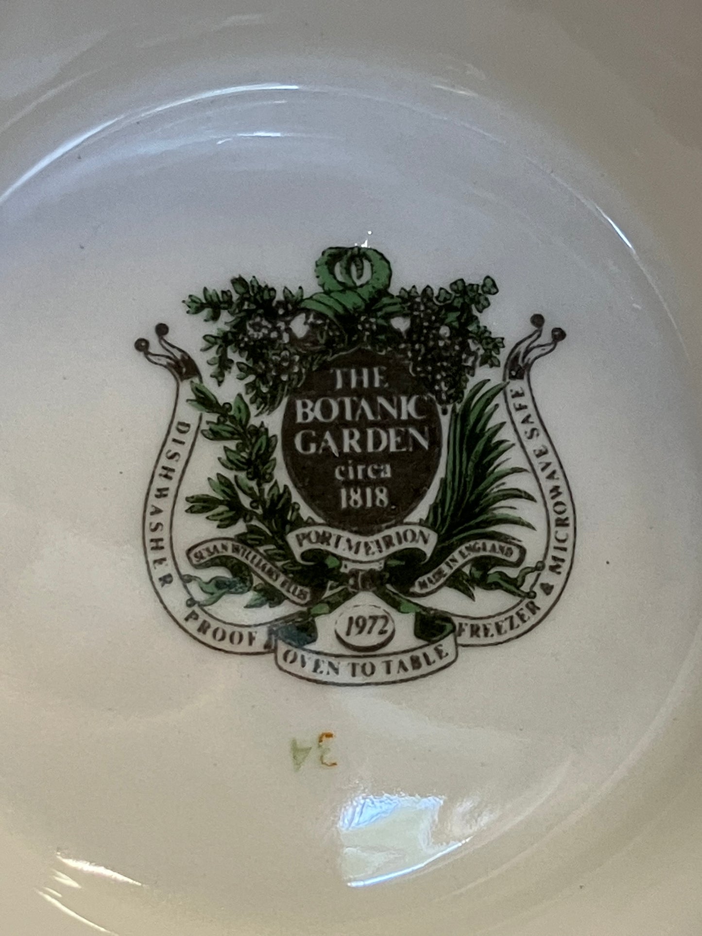 Vintage Portmeirion Botanic Garden Footed Bowl – Rhododendron
