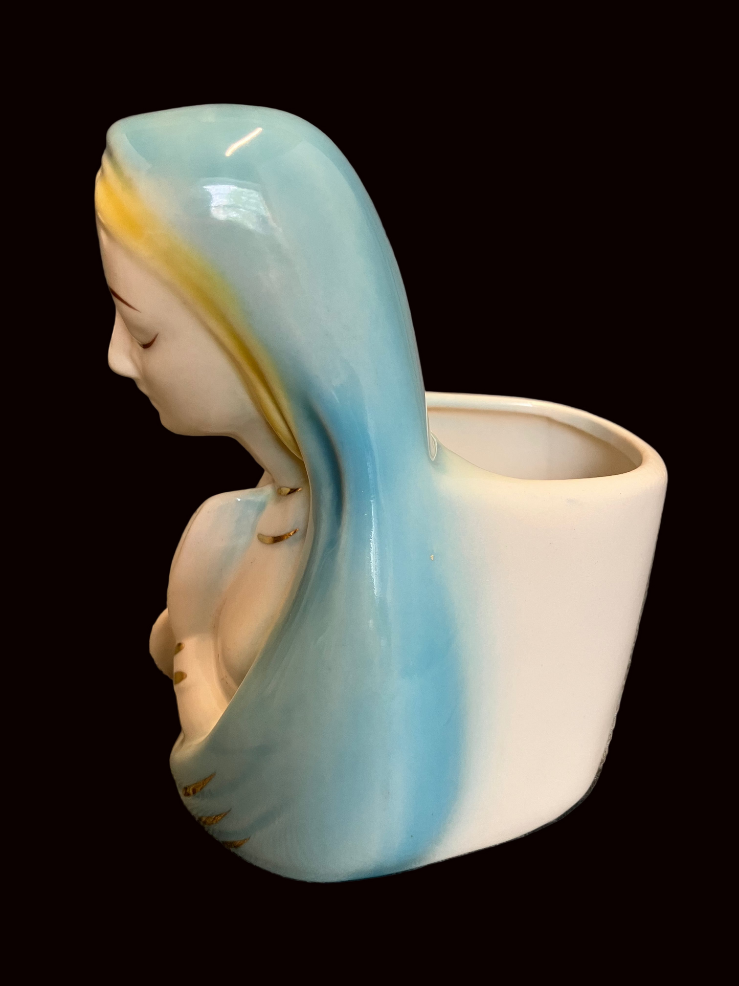 Vintage Mid-Century Blessed Virgin Mary Planter