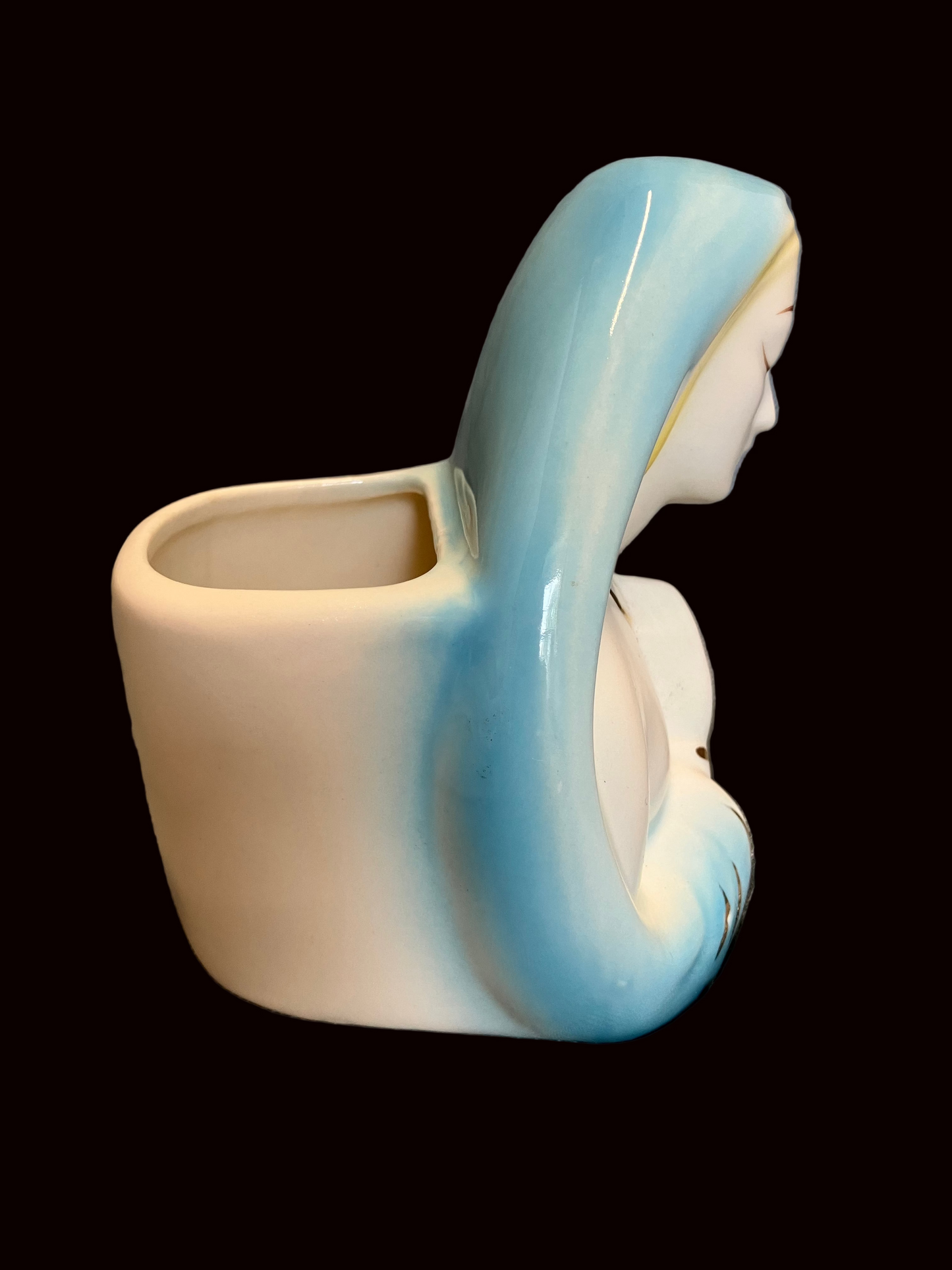 Vintage Mid-Century Blessed Virgin Mary Planter