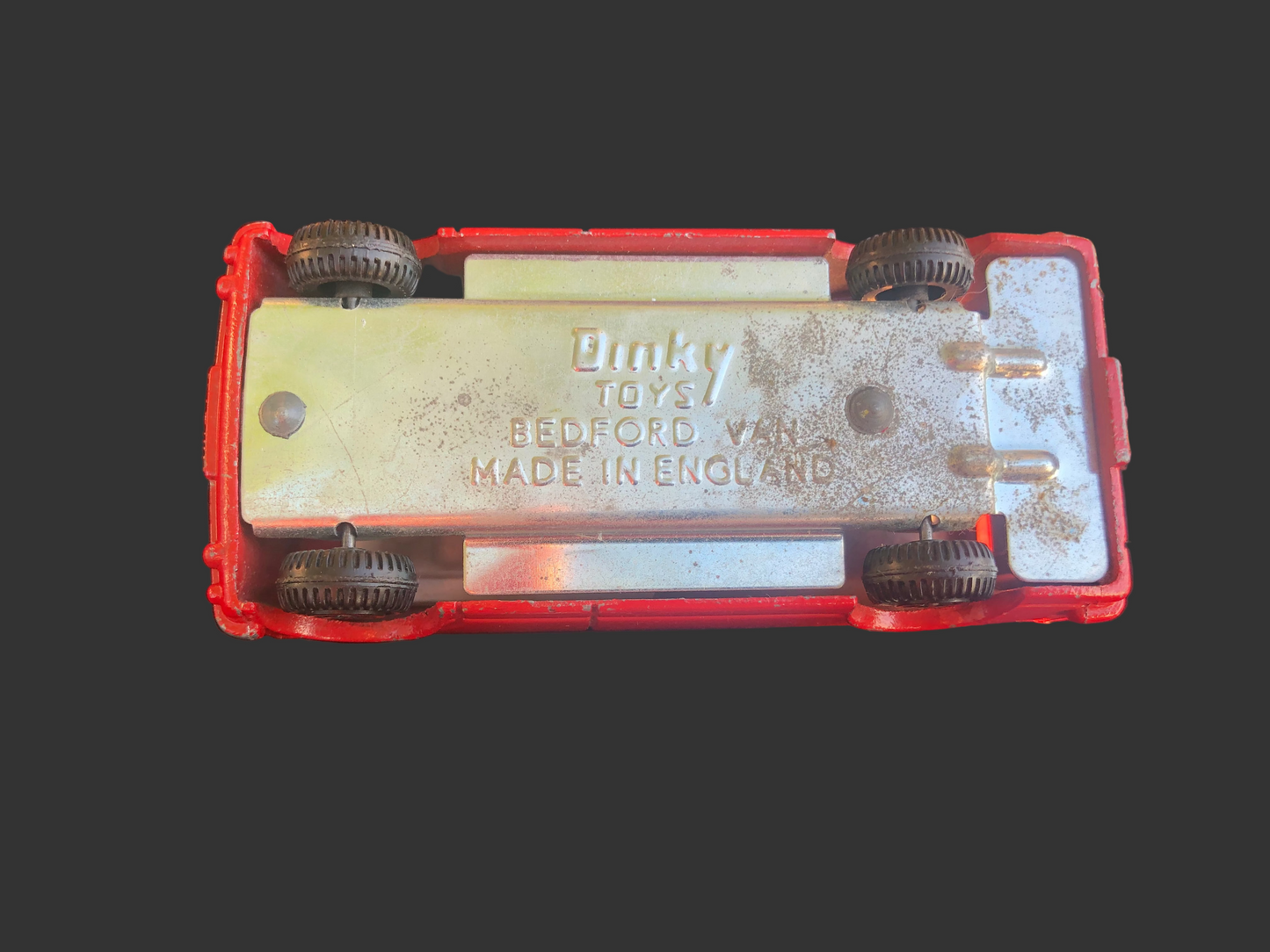 Vintage Dinky Toys Bedford Mail Van – Red Die Cast Metal – Made in England