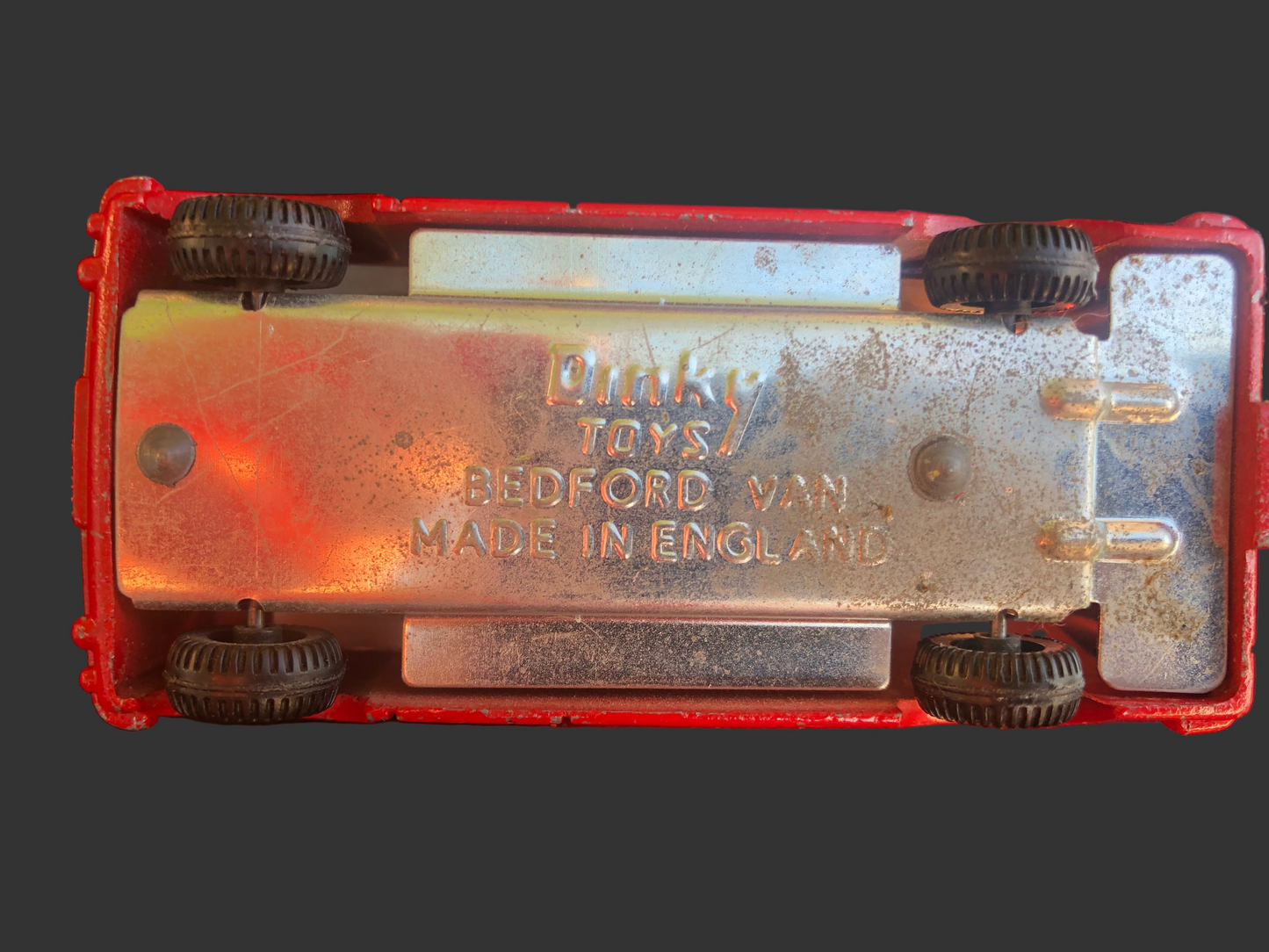 Vintage Dinky Toys Bedford Mail Van – Red Die Cast Metal – Made in England