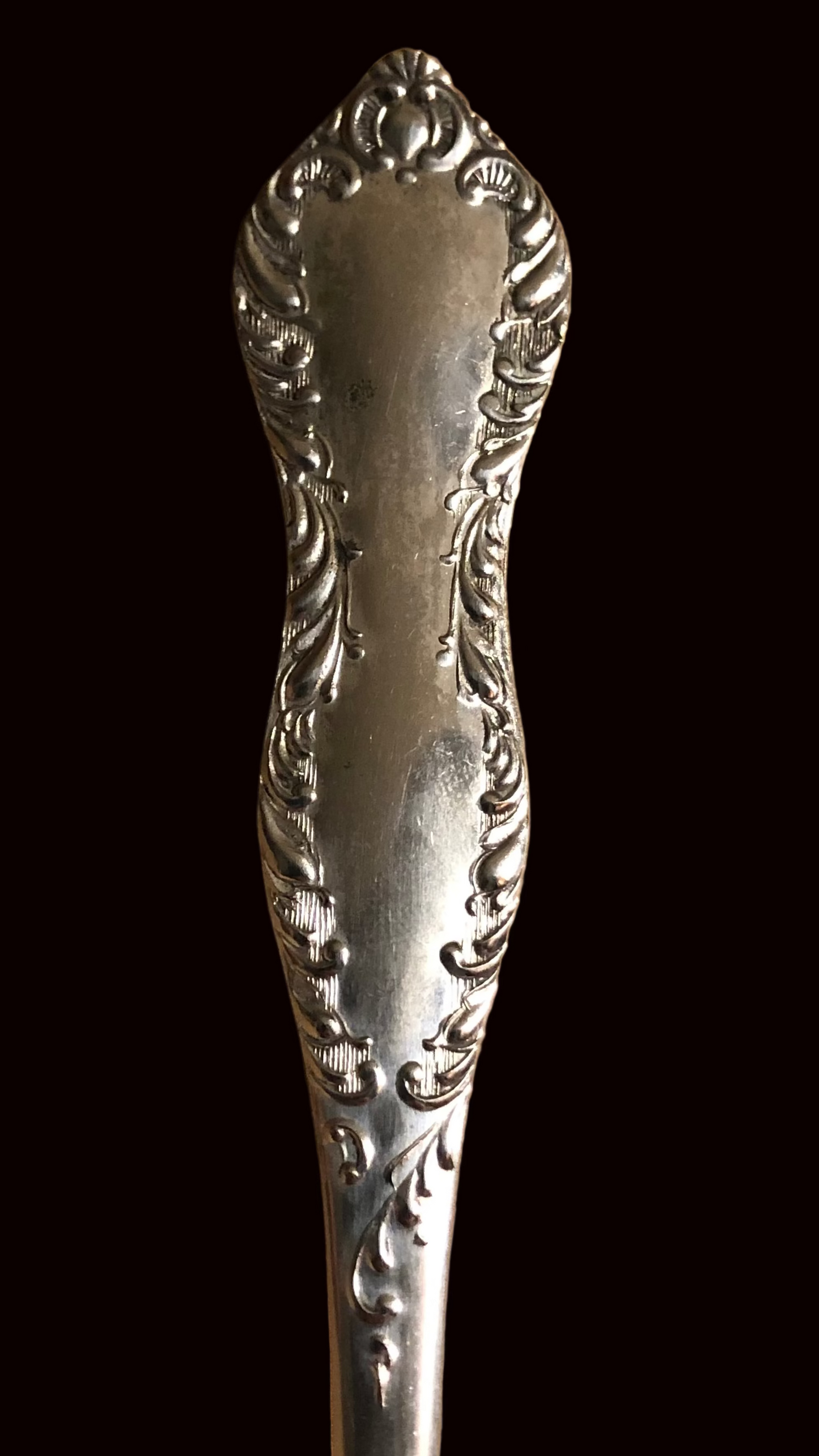 Antique Silverplate Berry / Casserole Spoon
