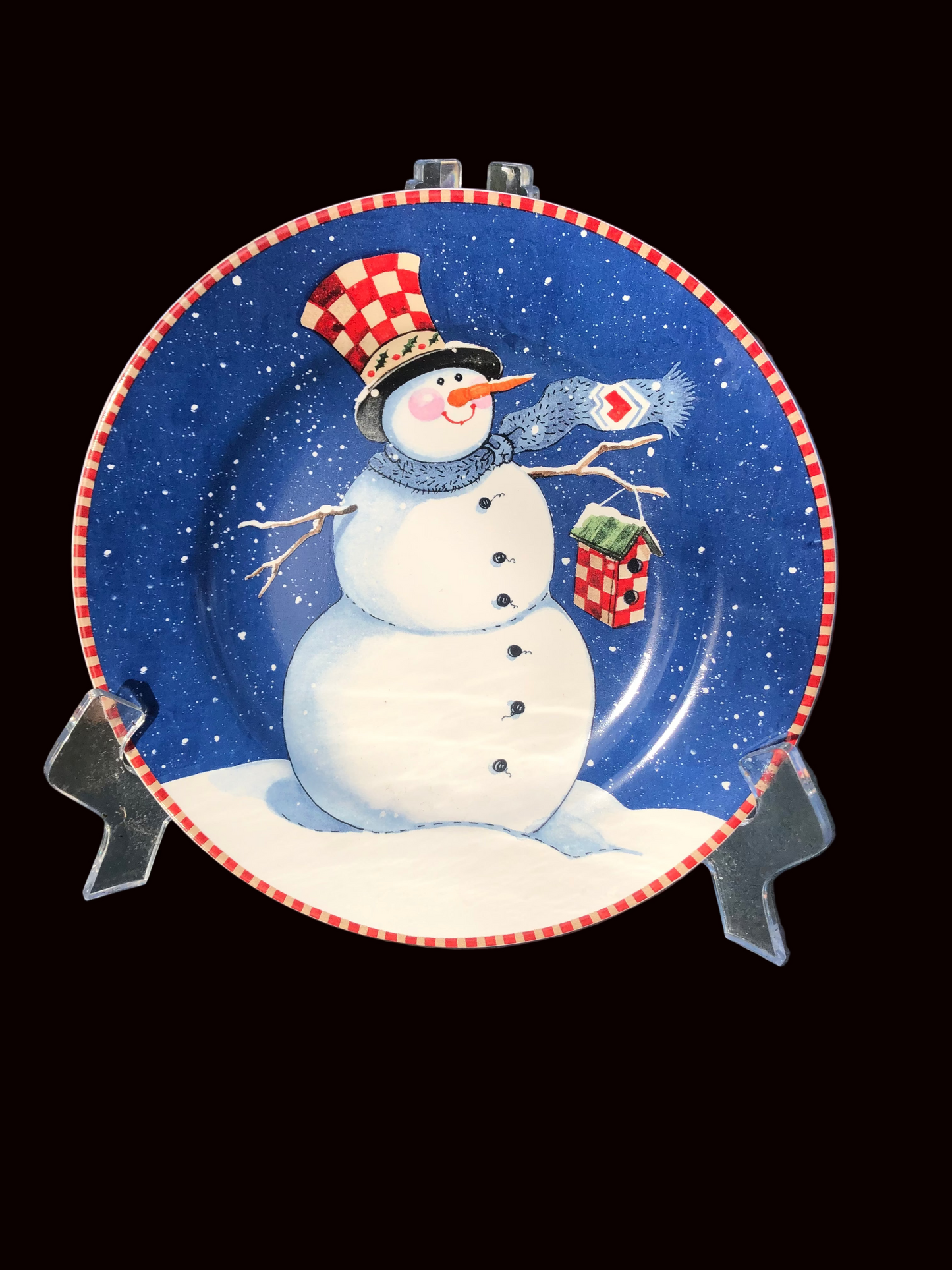 Vintage Oneida “Winter Buddies” Snowman Plates - Set of 3