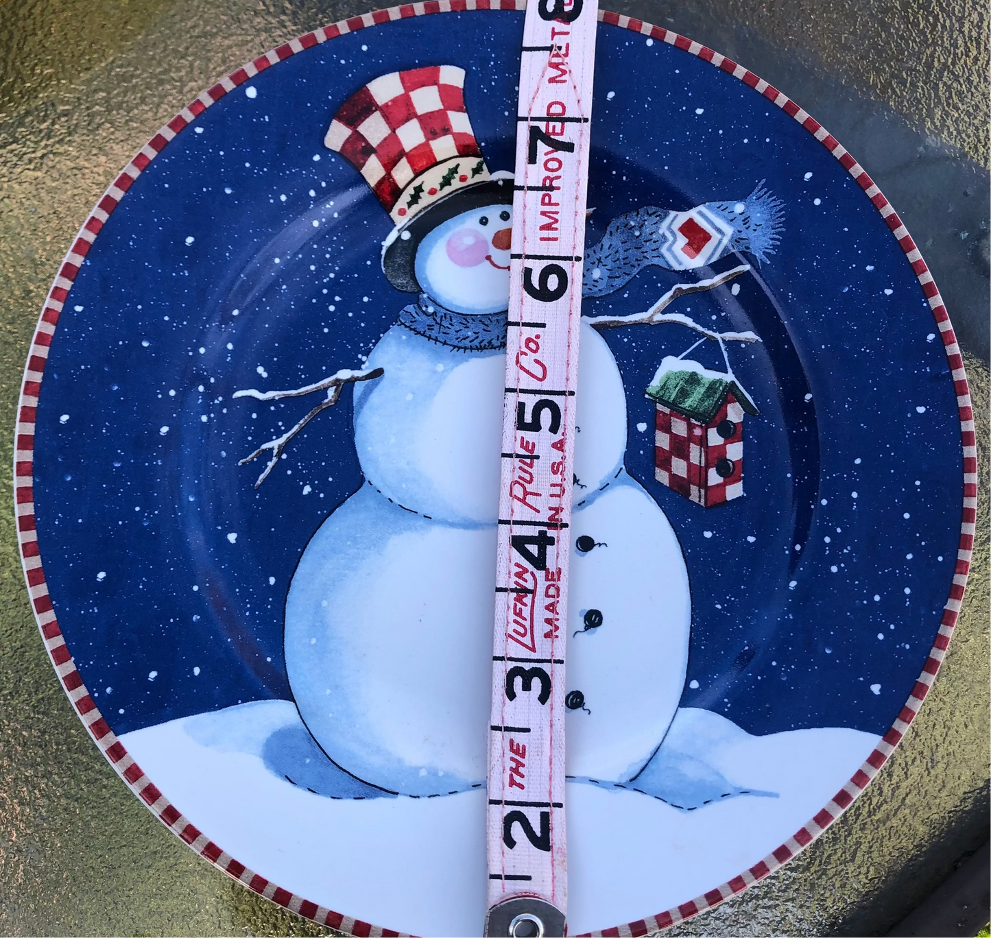 Vintage Oneida “Winter Buddies” Snowman Plates - Set of 3