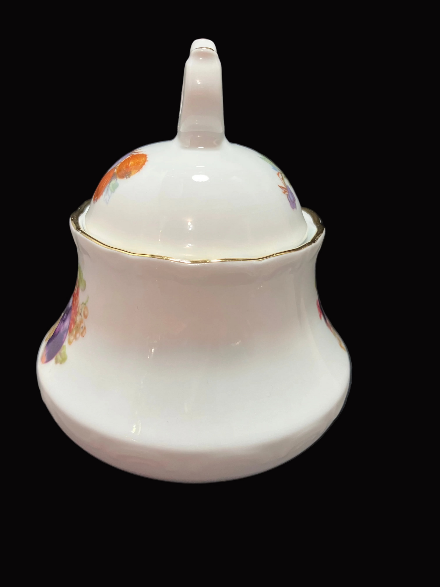 Vintage Schumann Arzberg Bavaria Sugar Bowl with Lid – Fruit Design