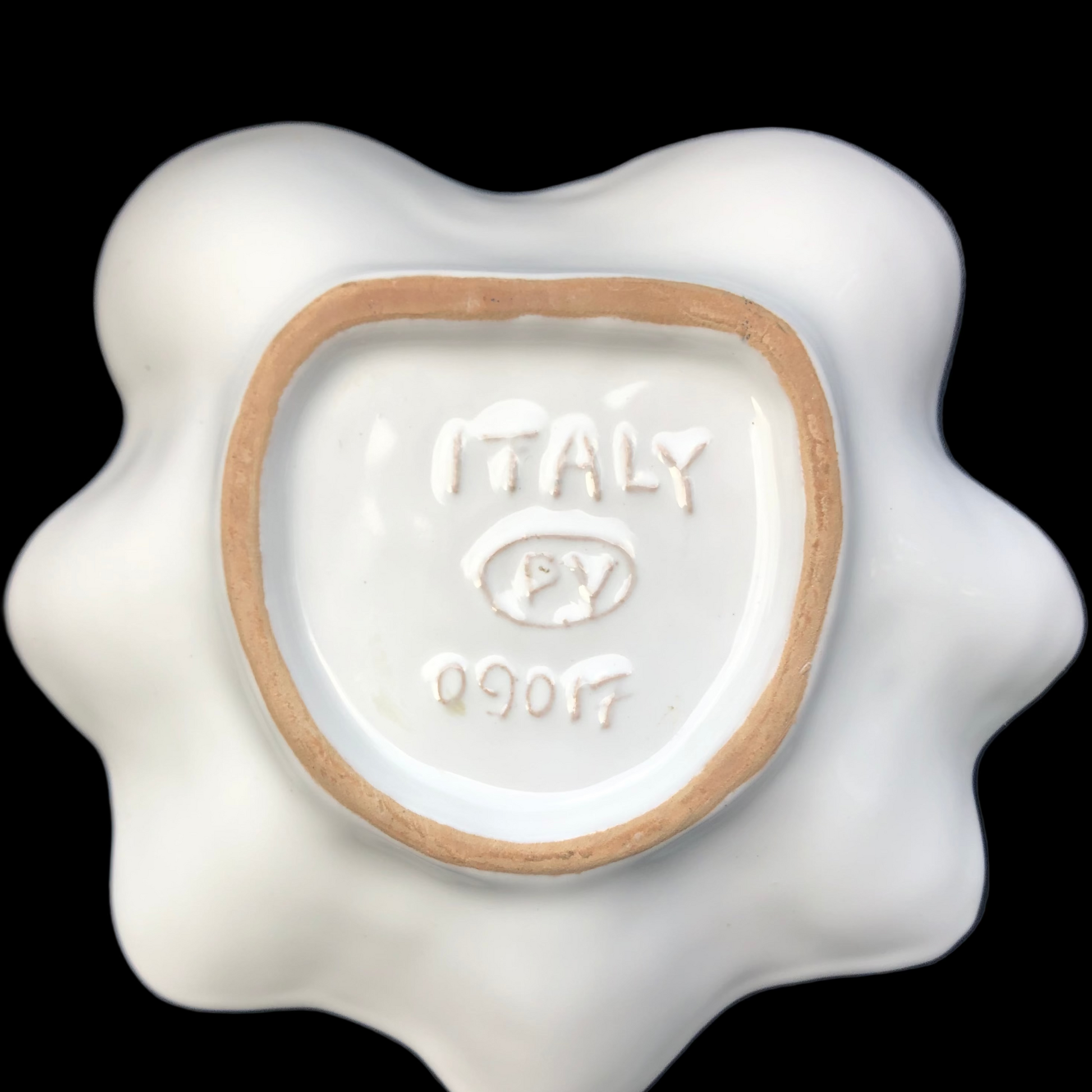 Italy 09017 pottery coastal trinket dish