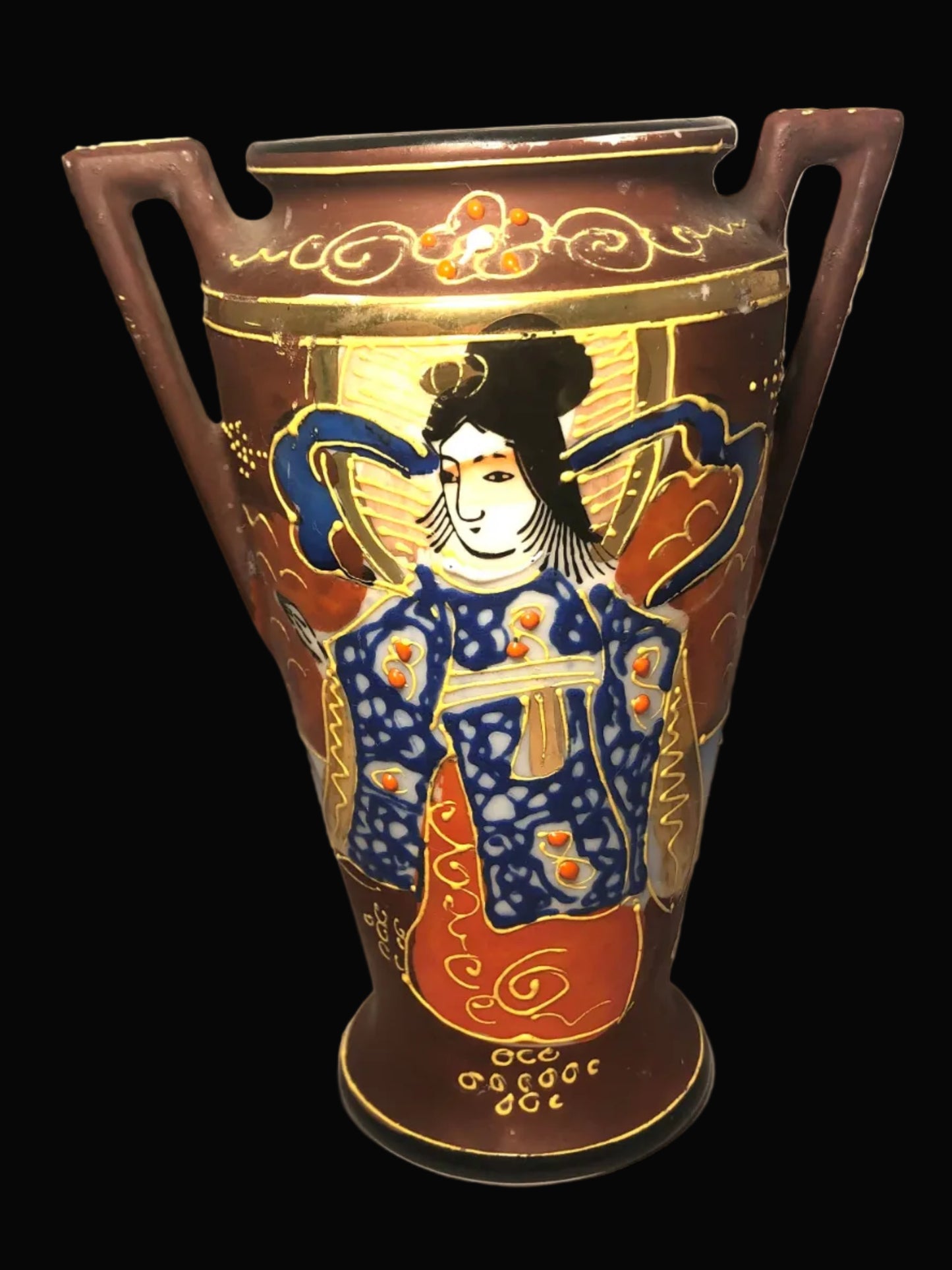 Japanese geisha vase
