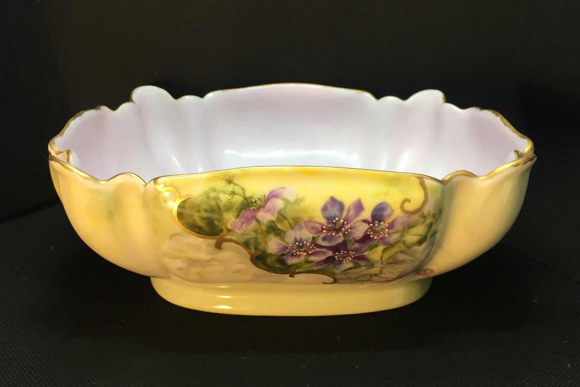 Limoges Bowl by Haviland Hand Painted 