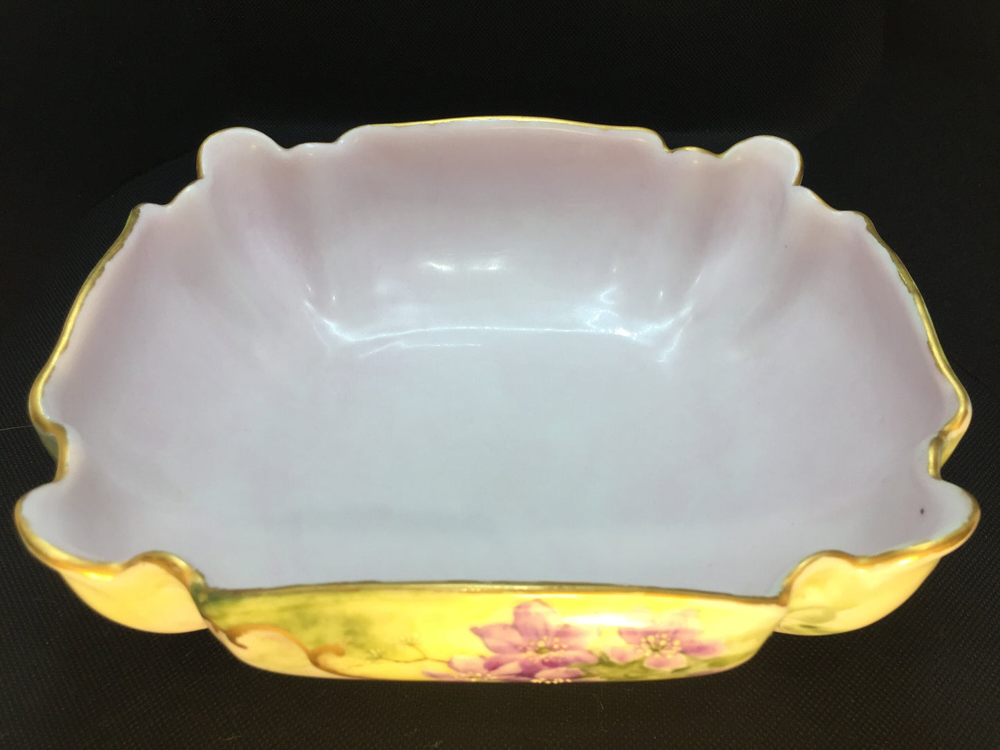 Limoges Bowl by Haviland Hand Painted Inside