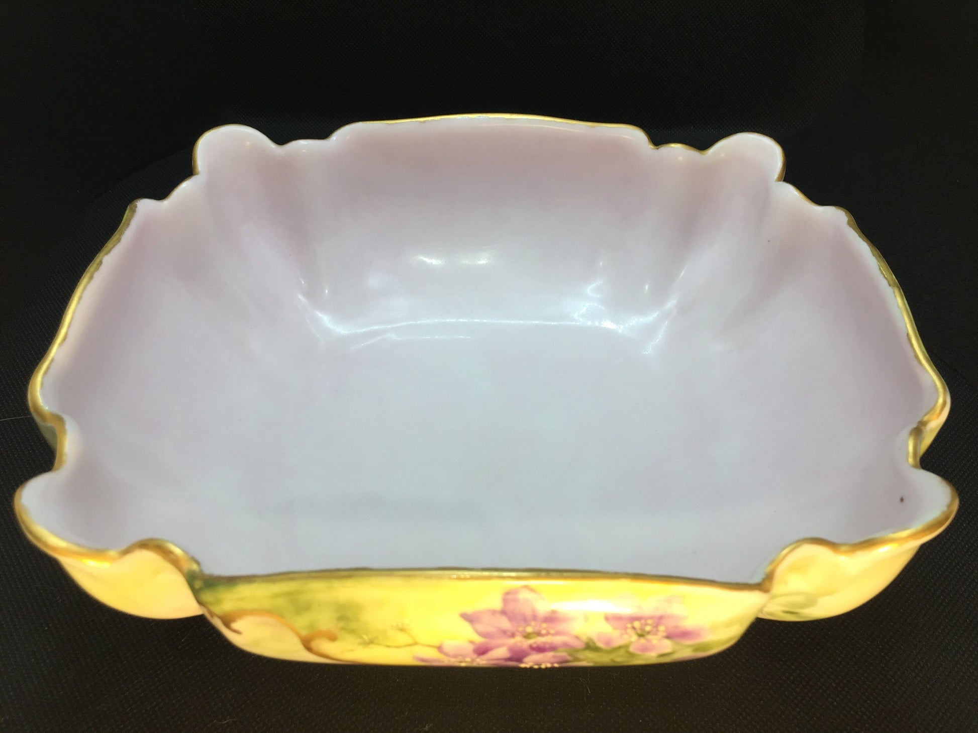 Limoges Bowl by Haviland Hand Painted Inside