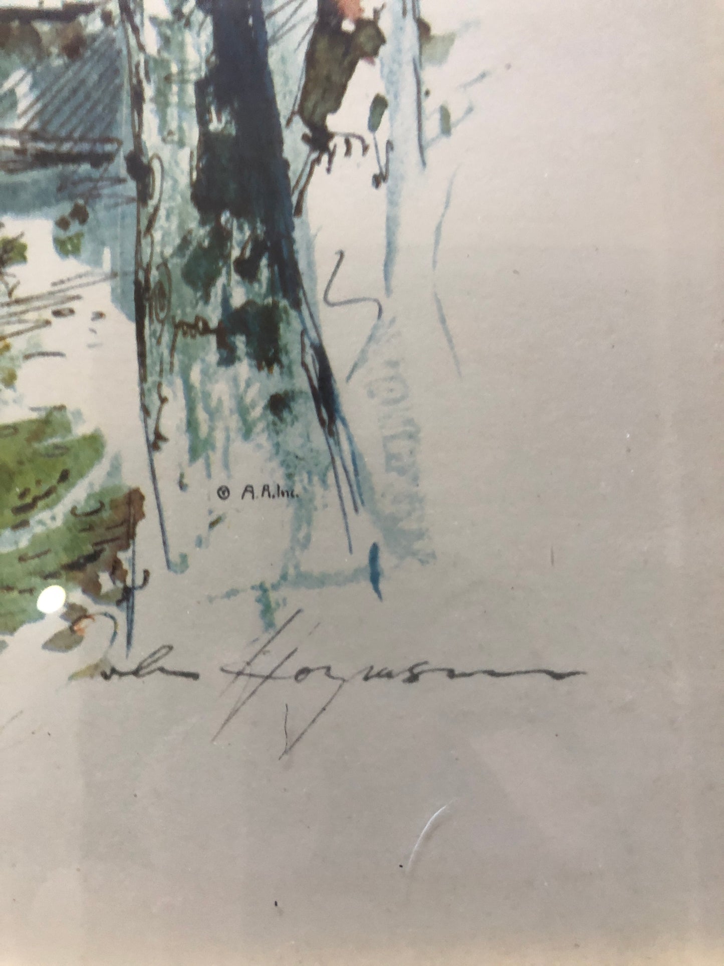 MCM Print of Gloucester St Signature