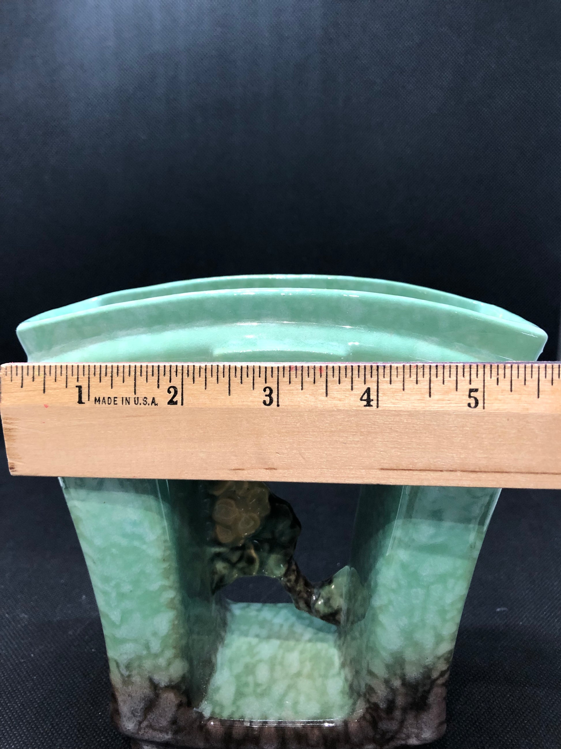 MCM Roseville Artwood Planter Width