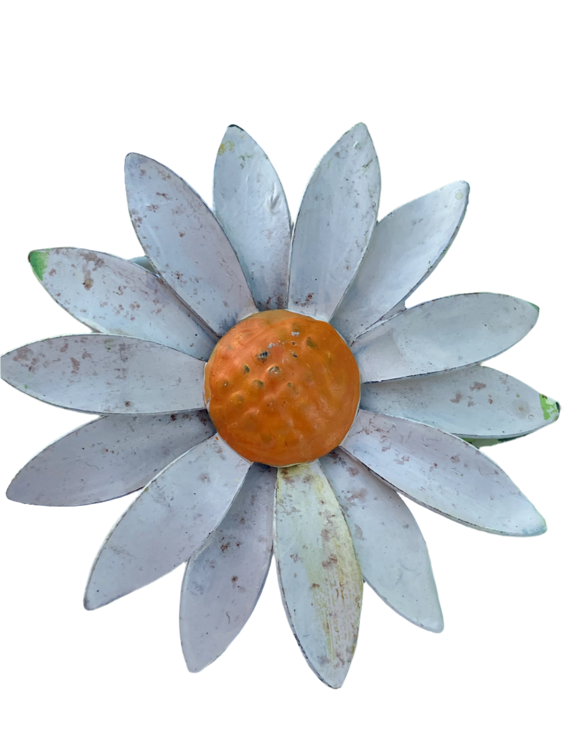 Mid Century Daisy Decor tole candle holders set of 3