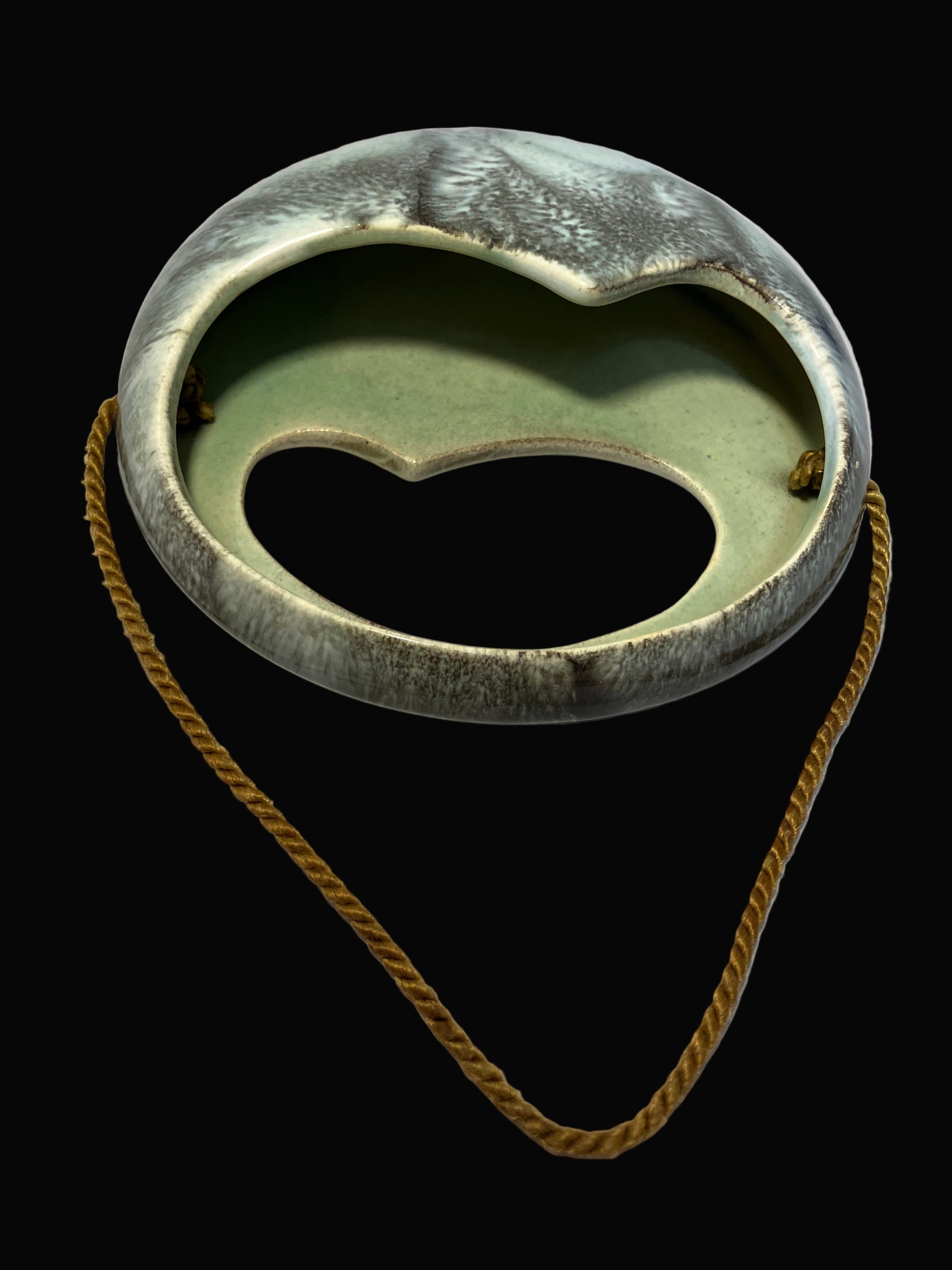 Mid Century Modern round wall pocket 