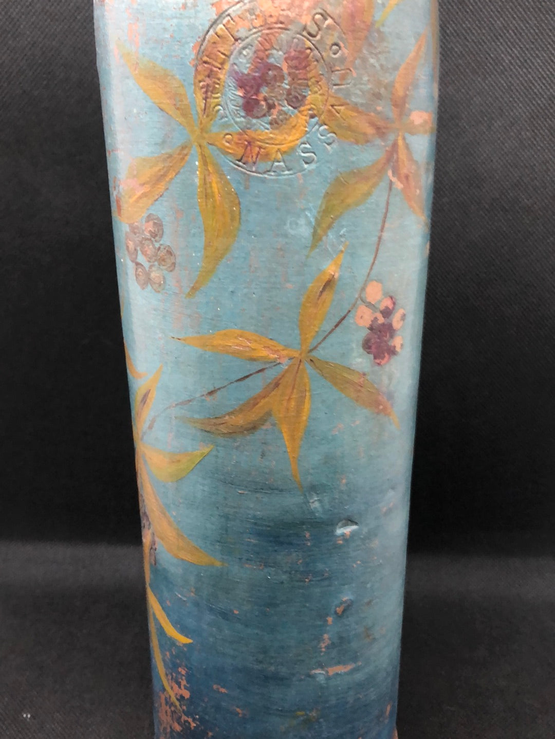 Nassau Seltzers stoneware jug hand painted 