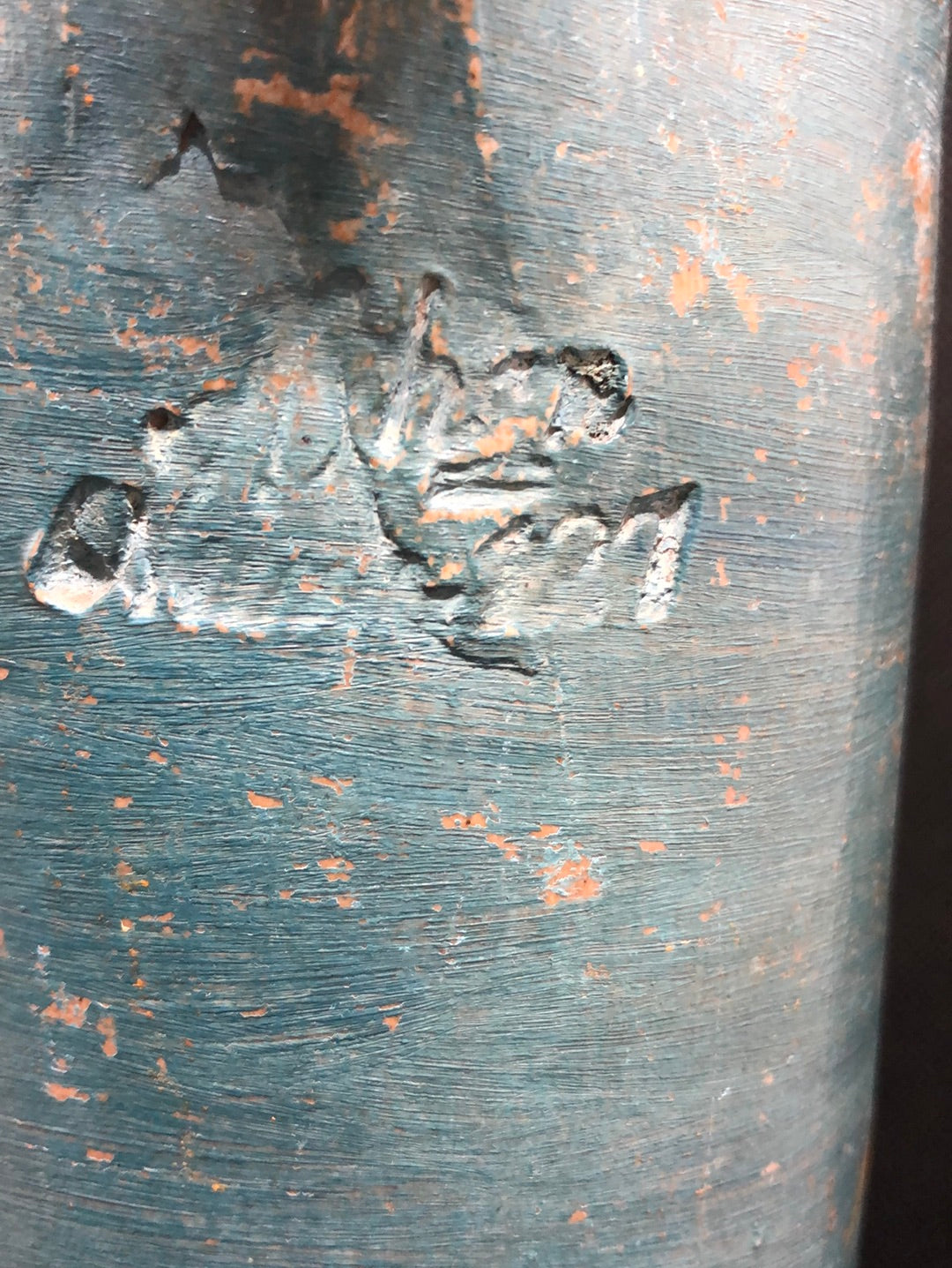 Nassau Seltzers stoneware jug hand painted berries and vine makers mark
