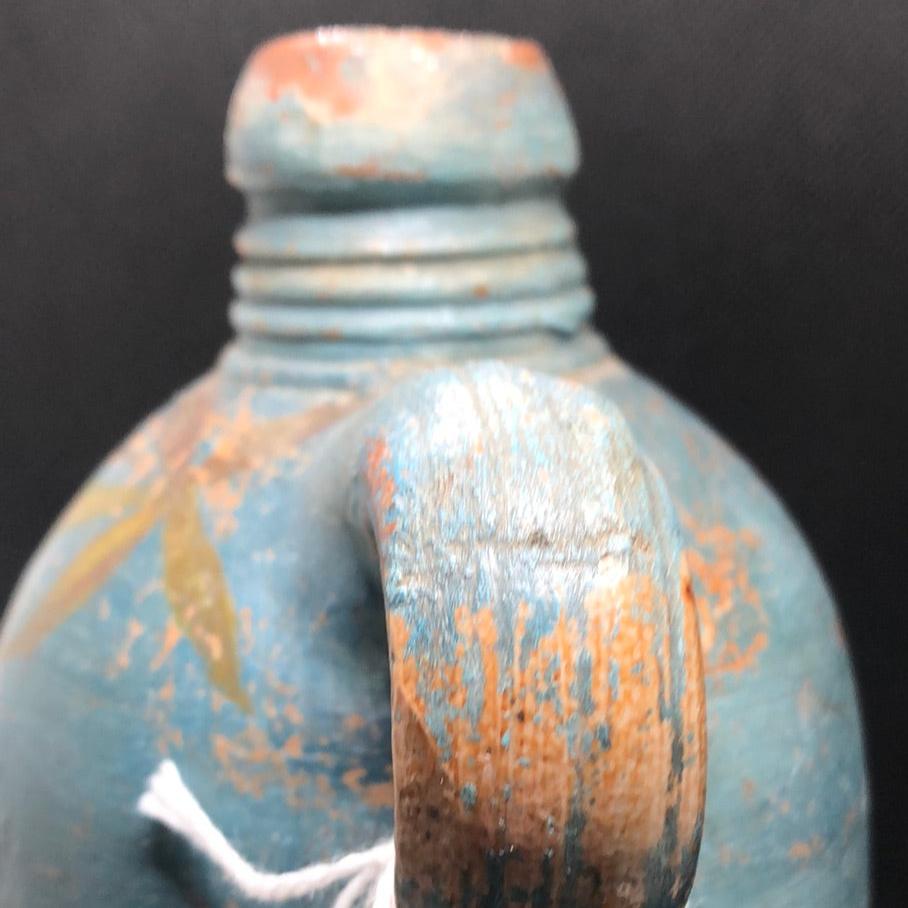 Nassau Seltzers stoneware jug hand painted handle 