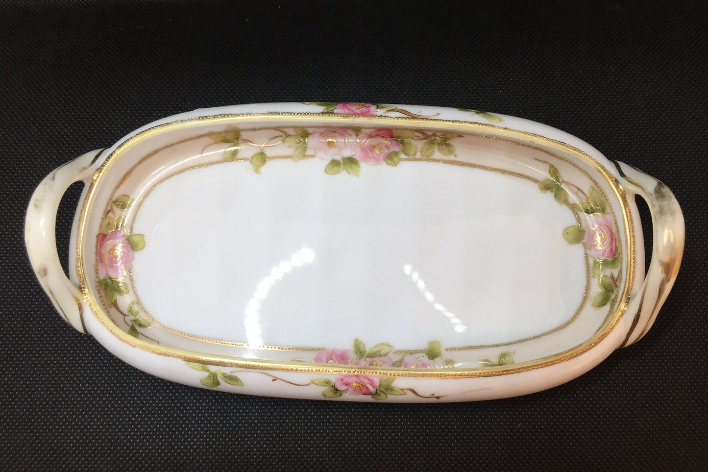 Nippon Handled Dish with the Morimura Mark
