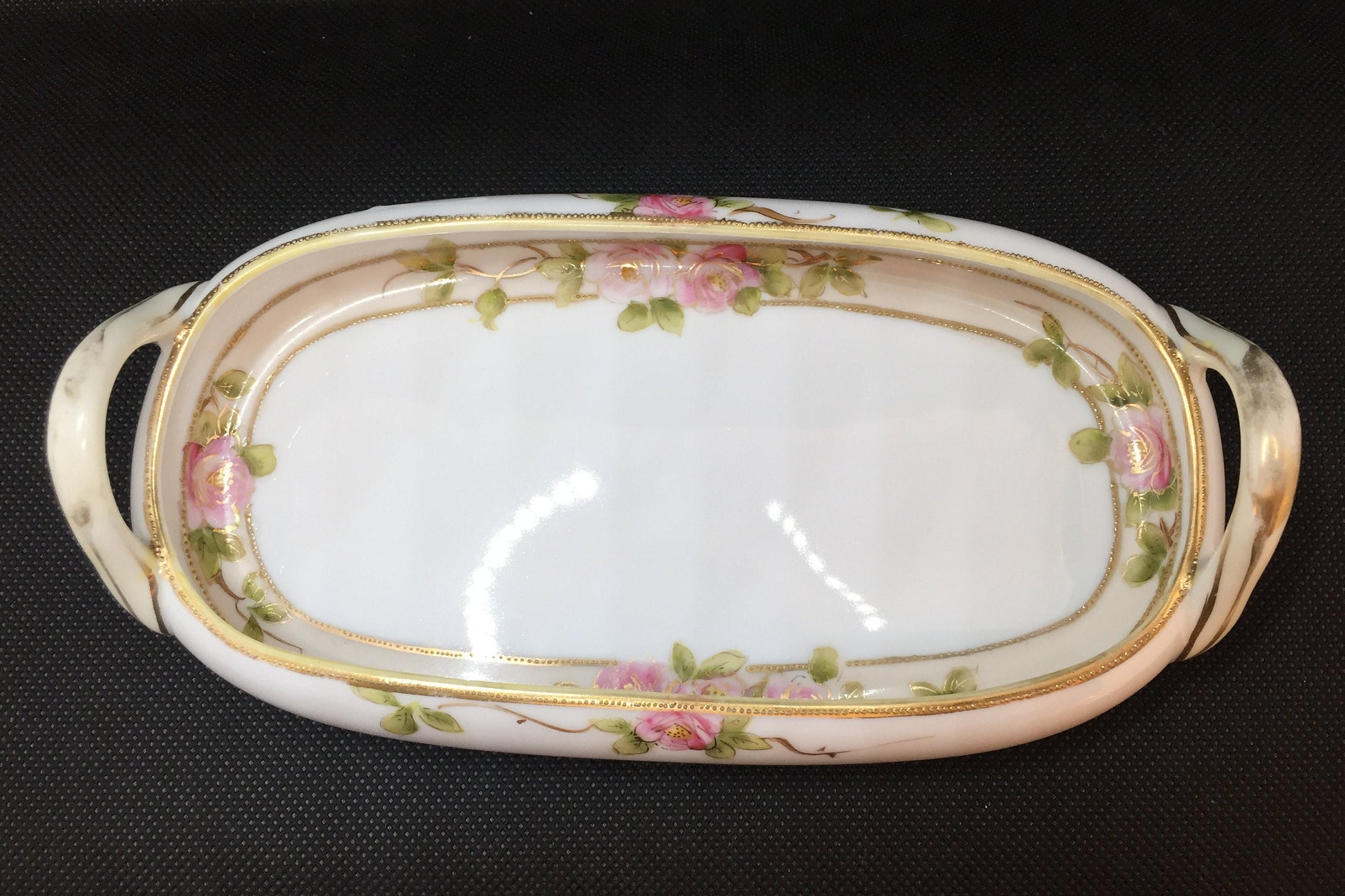 Nippon Handled Dish with the Morimura Mark