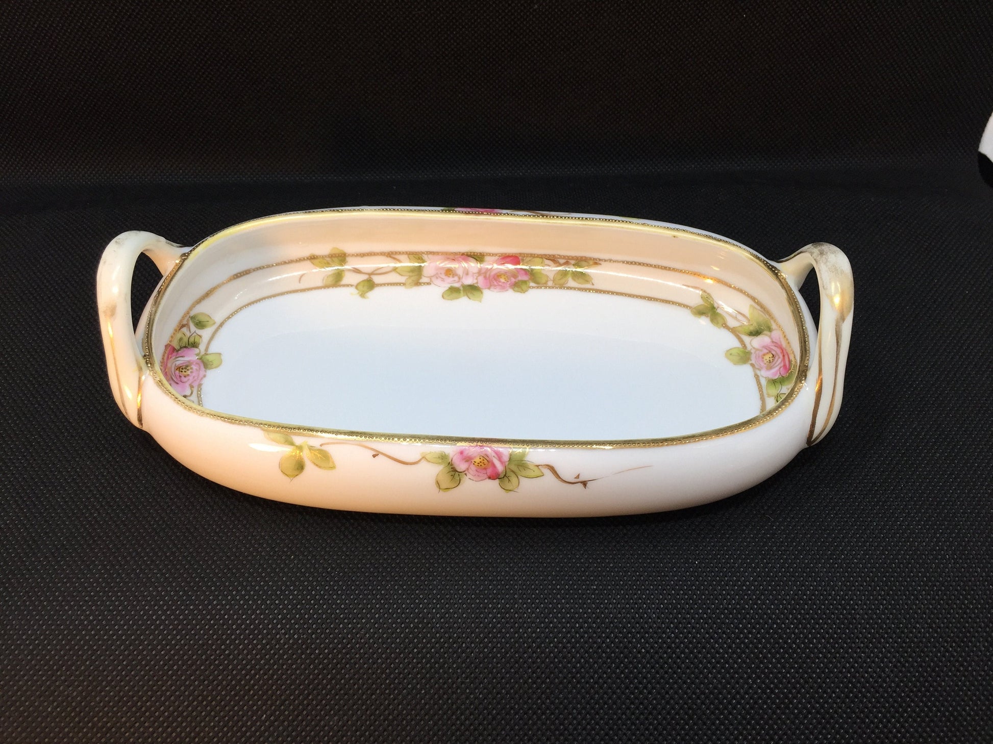 Nippon Handled Dish with the Noritake