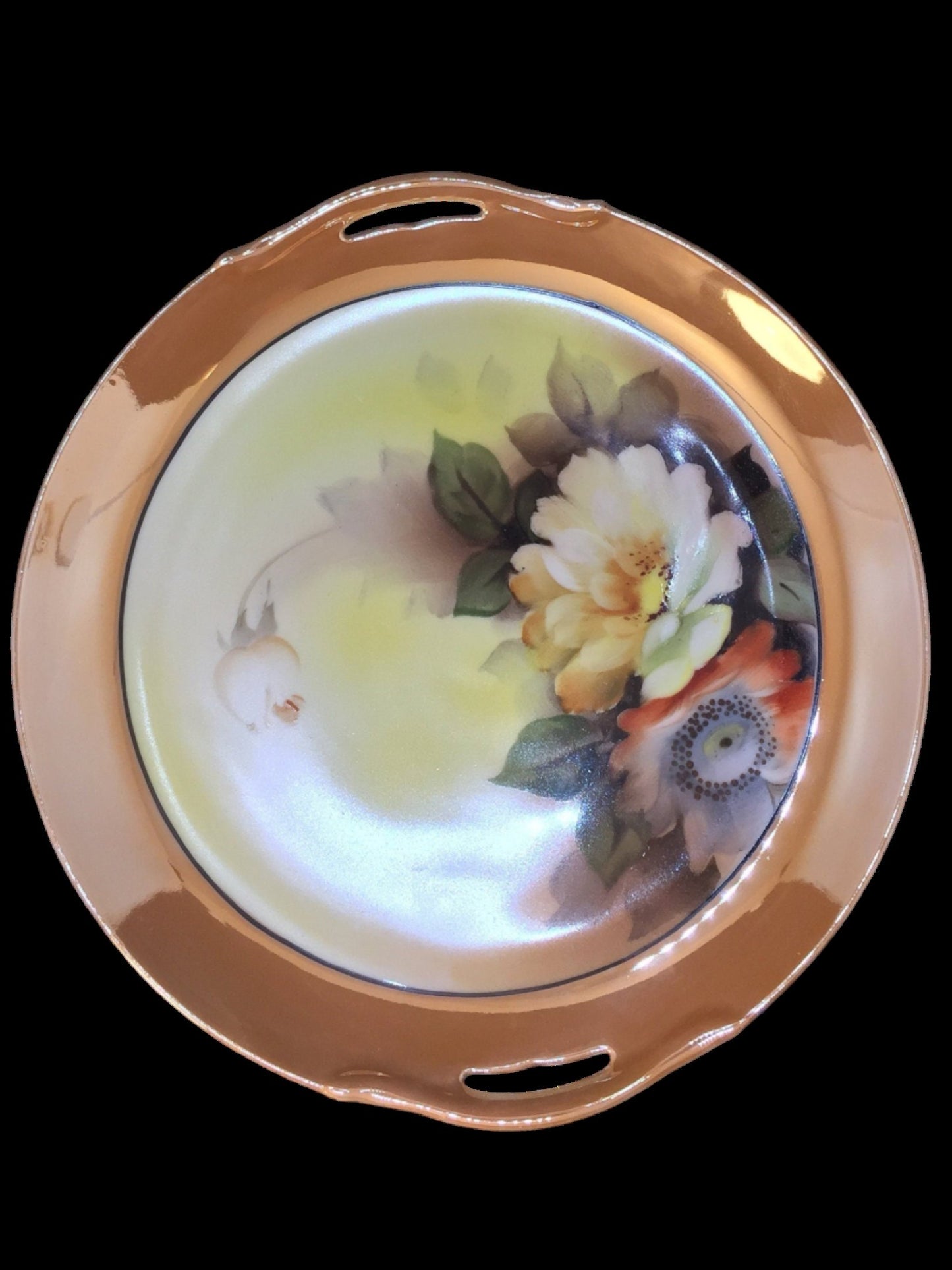 Noritake Hand painted Lusterware Cake Plate