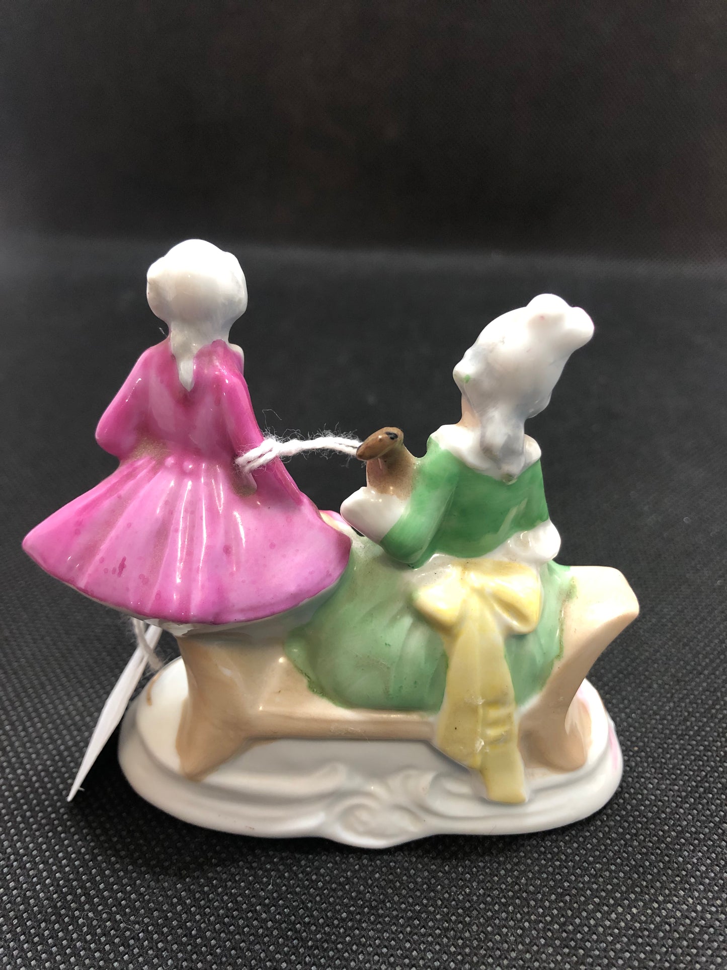Porcelain figurine back